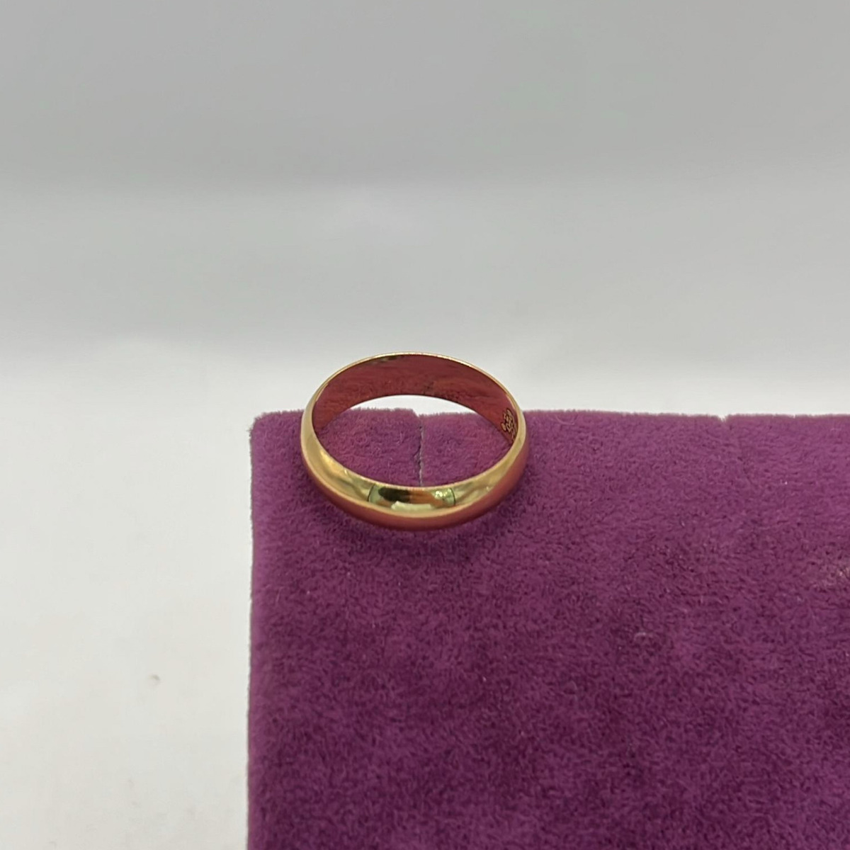 22 Ayar Altın Yüzük Alyans Cilalı Düz 5.26gr 17 - Y01275 - Fotoğraf 5