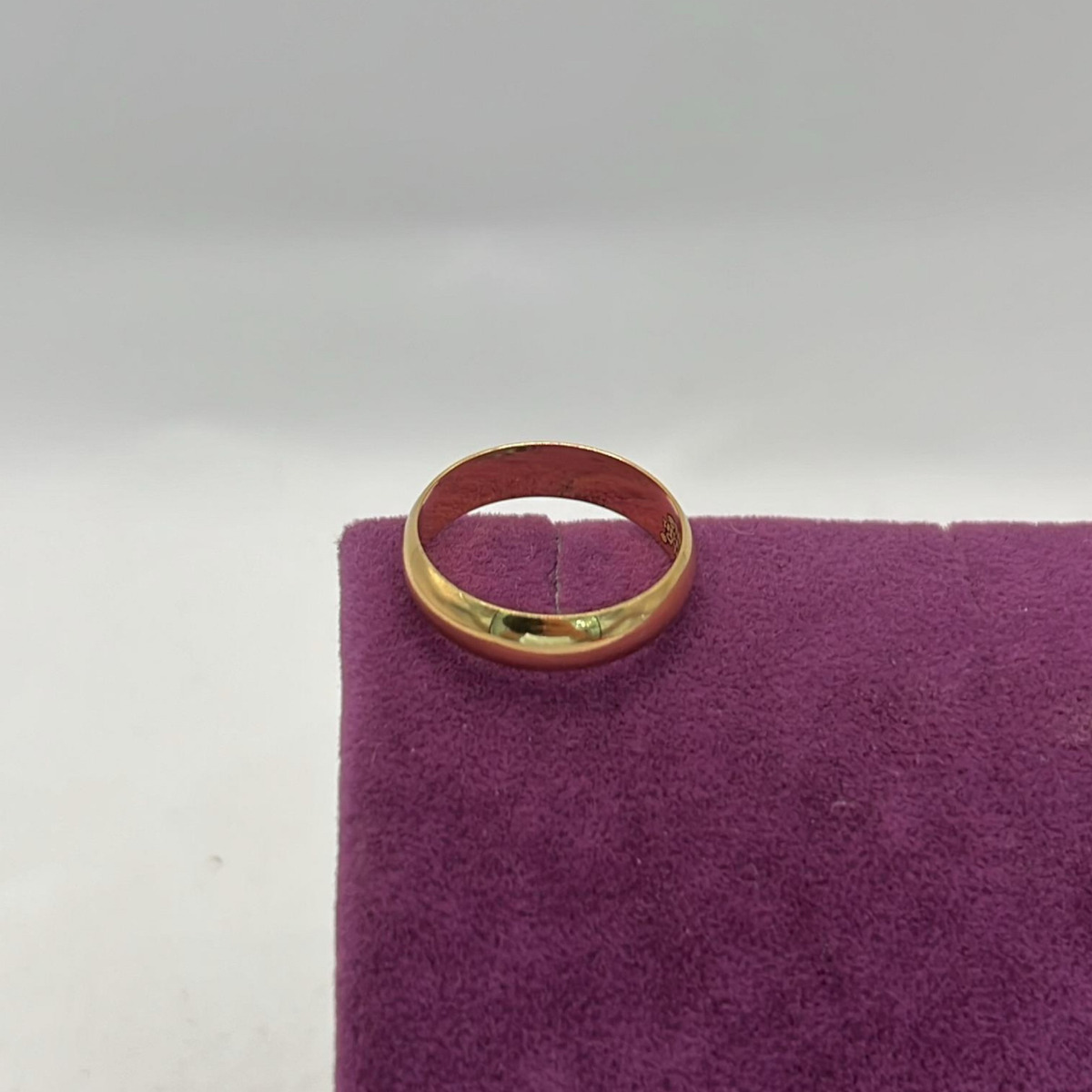 22 Ayar Altın Yüzük Cilalı Düz 2.26gr 18 - Y01279 - Fotoğraf 5