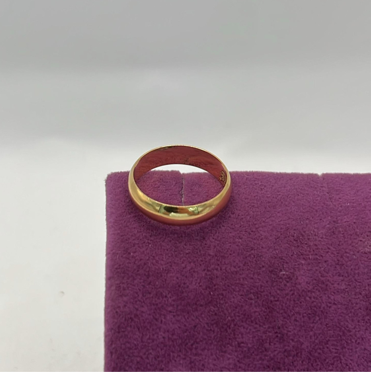 22 Ayar Altın Yüzük Cilalı Düz 2.12gr 19 - Y01283 - Fotoğraf 5