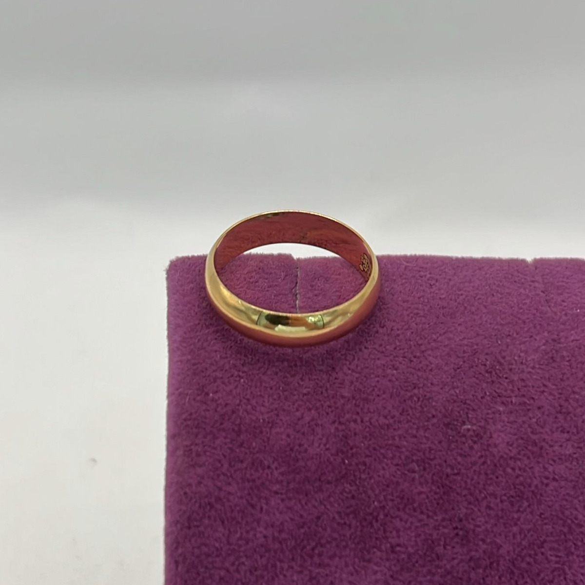 22 Ayar Altın Yüzük Alyans Cilalı Düz 5.16gr 19 - Y01285 - Fotoğraf 5