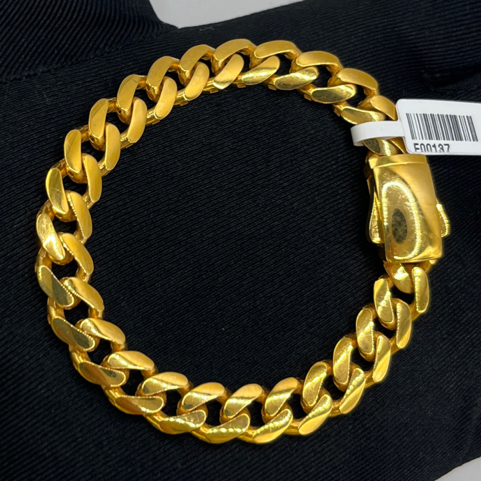 Gurmet Zincirli Altın Bileklik 22 Ayar 15.21gr - F00137 - Fotoğraf 7