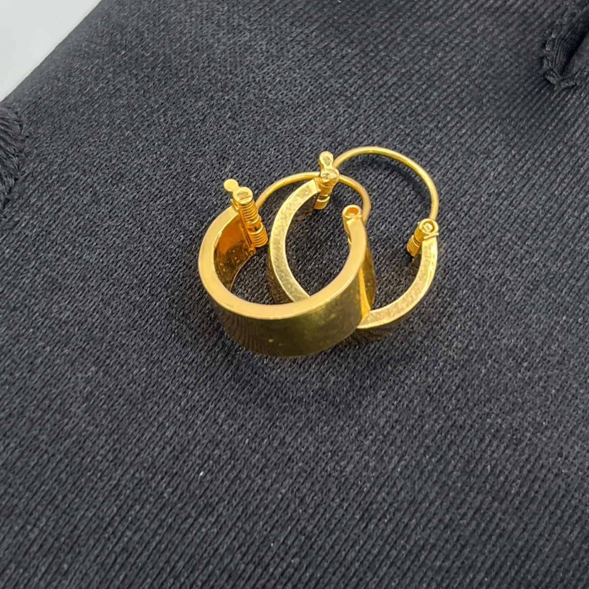 Yaldızlı Küpe (Halka) 22 Ayar 4.00gr - K01194