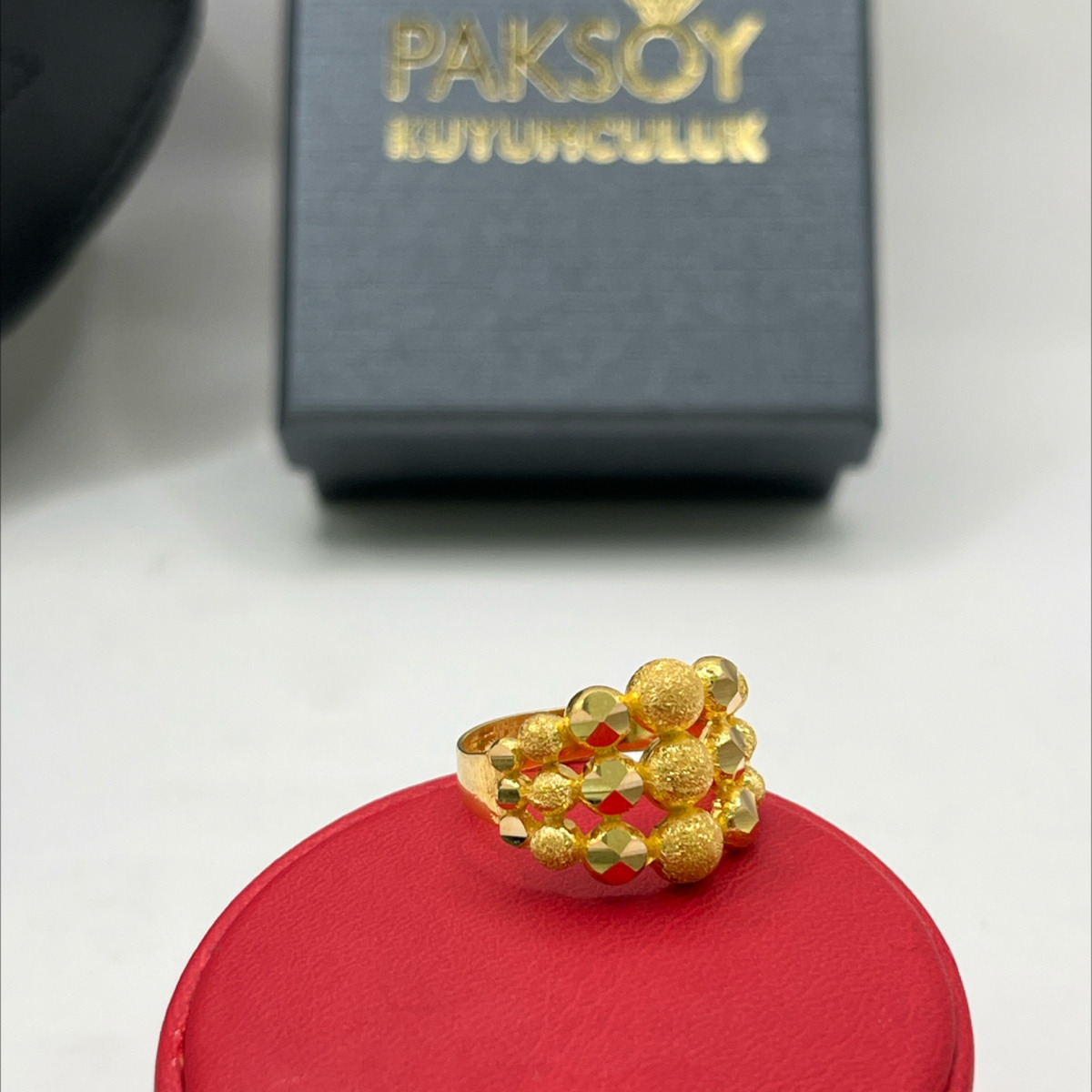 Dorika Sıralı Kalemli Yüzük 22 Ayar 6.24gr 20 - Y01301 - Fotoğraf 5