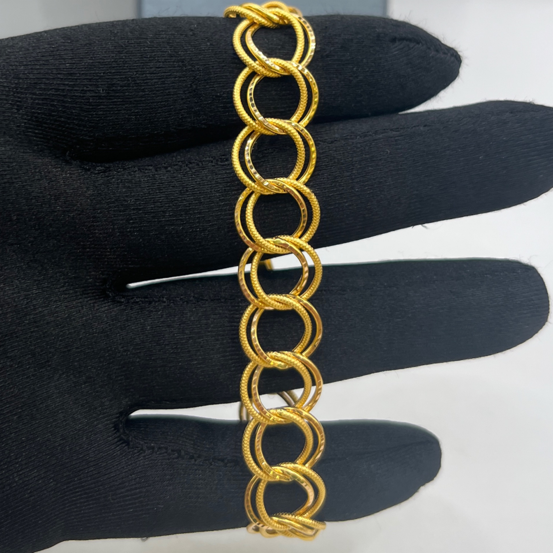 Samanyolu Bileklik 22 Ayar 7.64gr 20 cm - F00142 - Fotoğraf 1