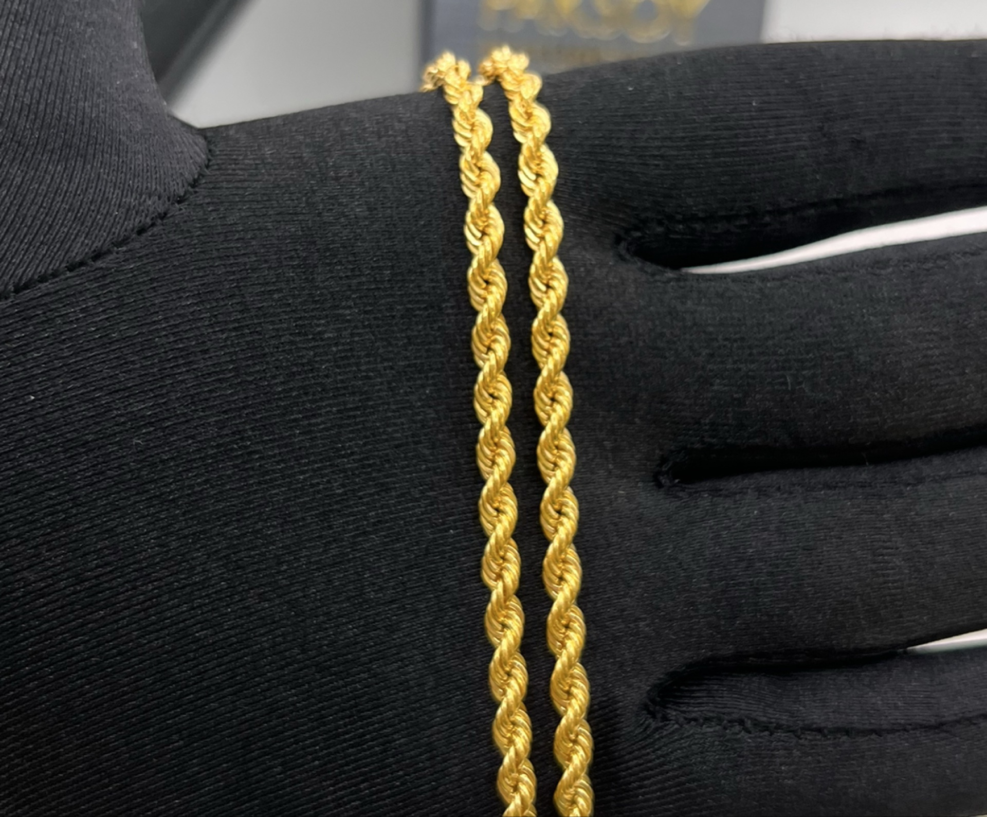 Halat Kolye 22 Ayar 21.79gr 75 cm - Z00176 - Fotoğraf 4