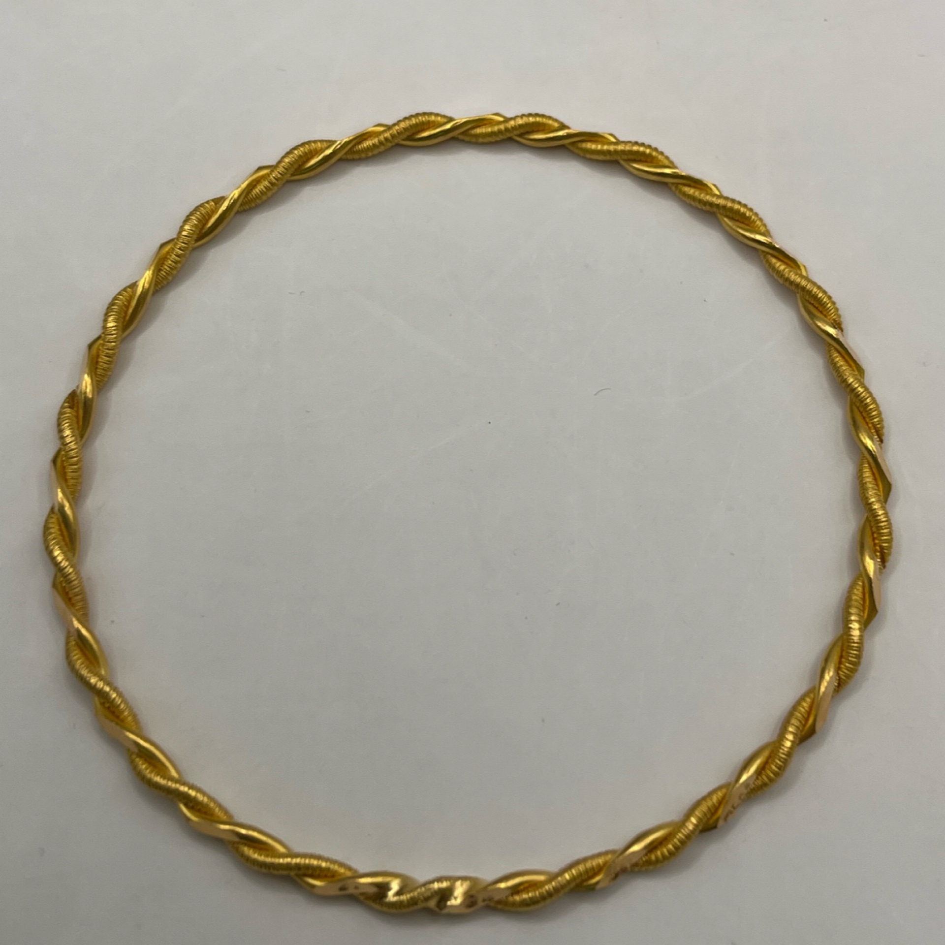 Kıvrıcık Bilezik 22 Ayar 12.21gr - BZ01626 - Fotoğraf 5