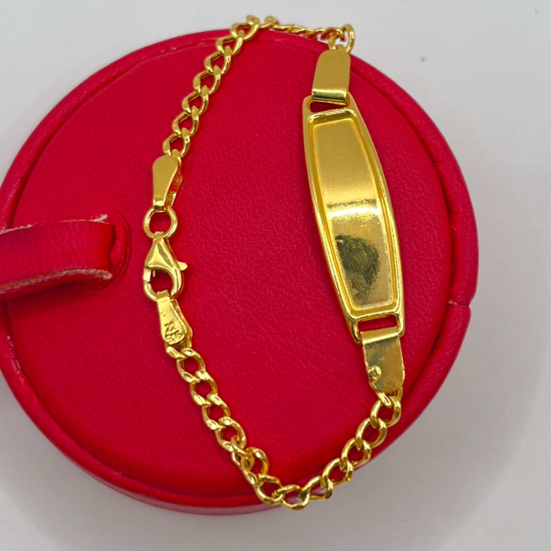 Kartiyer Tarzlı Altın Bilekliği 22 Ayar 3.59gr 13 CM - F00146 - Fotoğraf 5