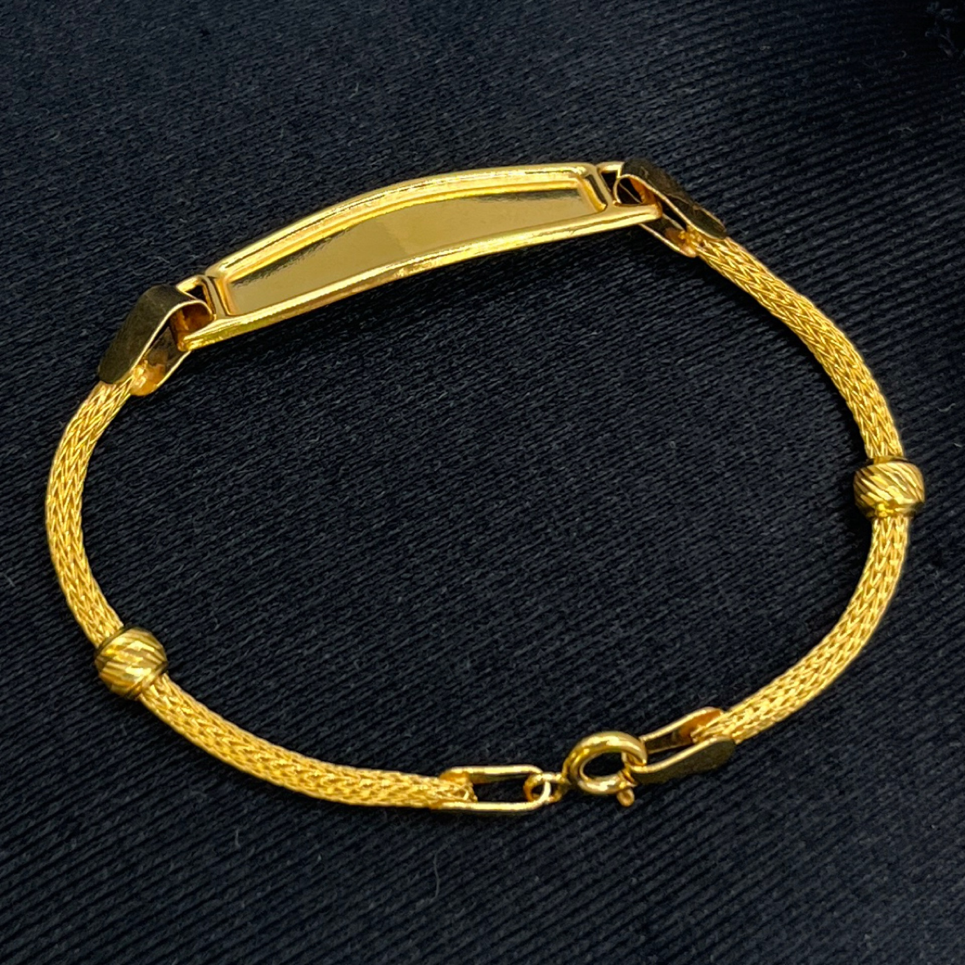 Örgülü Altın Çocuk 22 Ayar 3.03gr 13 CM - F00148 - Fotoğraf 4