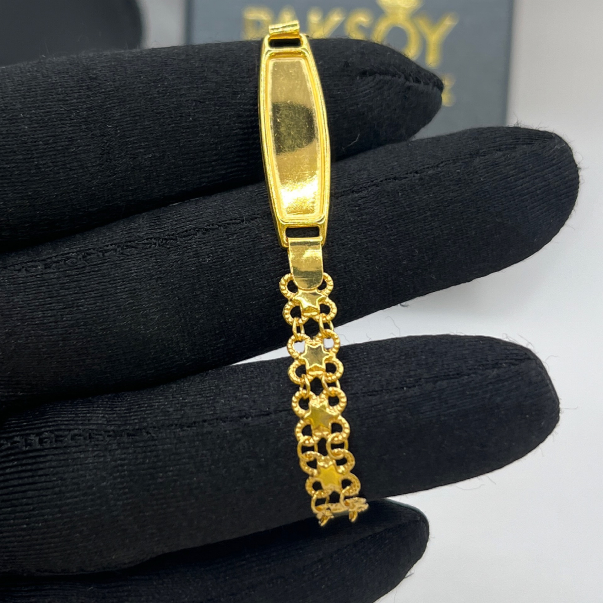 Kelebek Bilekliği 22 Ayar 3.52gr 15 CM - F00150 - Fotoğraf 1