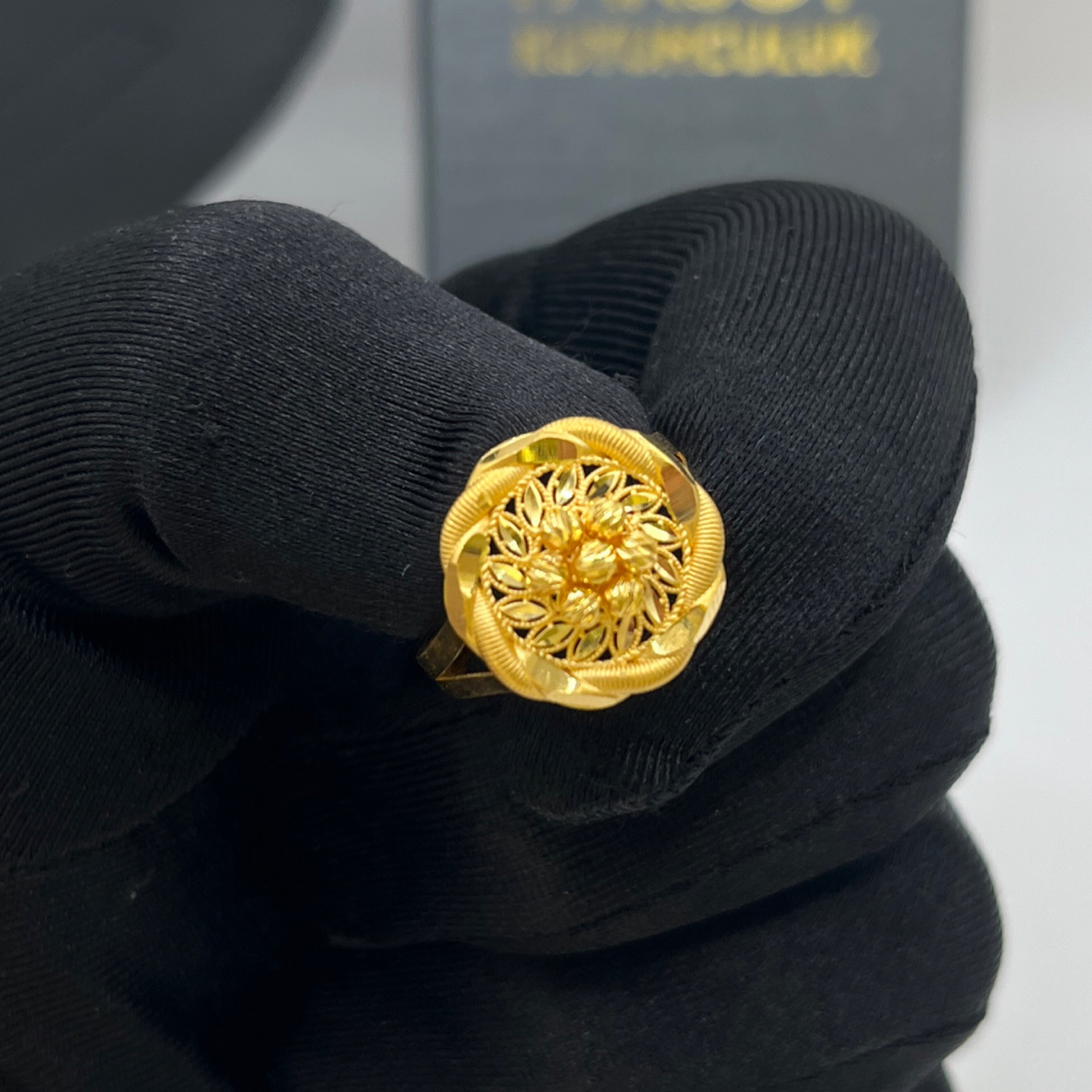 Dorika Çiçekli Kalemli Yüzük 22 Ayar 3.33gr 18 - Y01318 - Fotoğraf 1