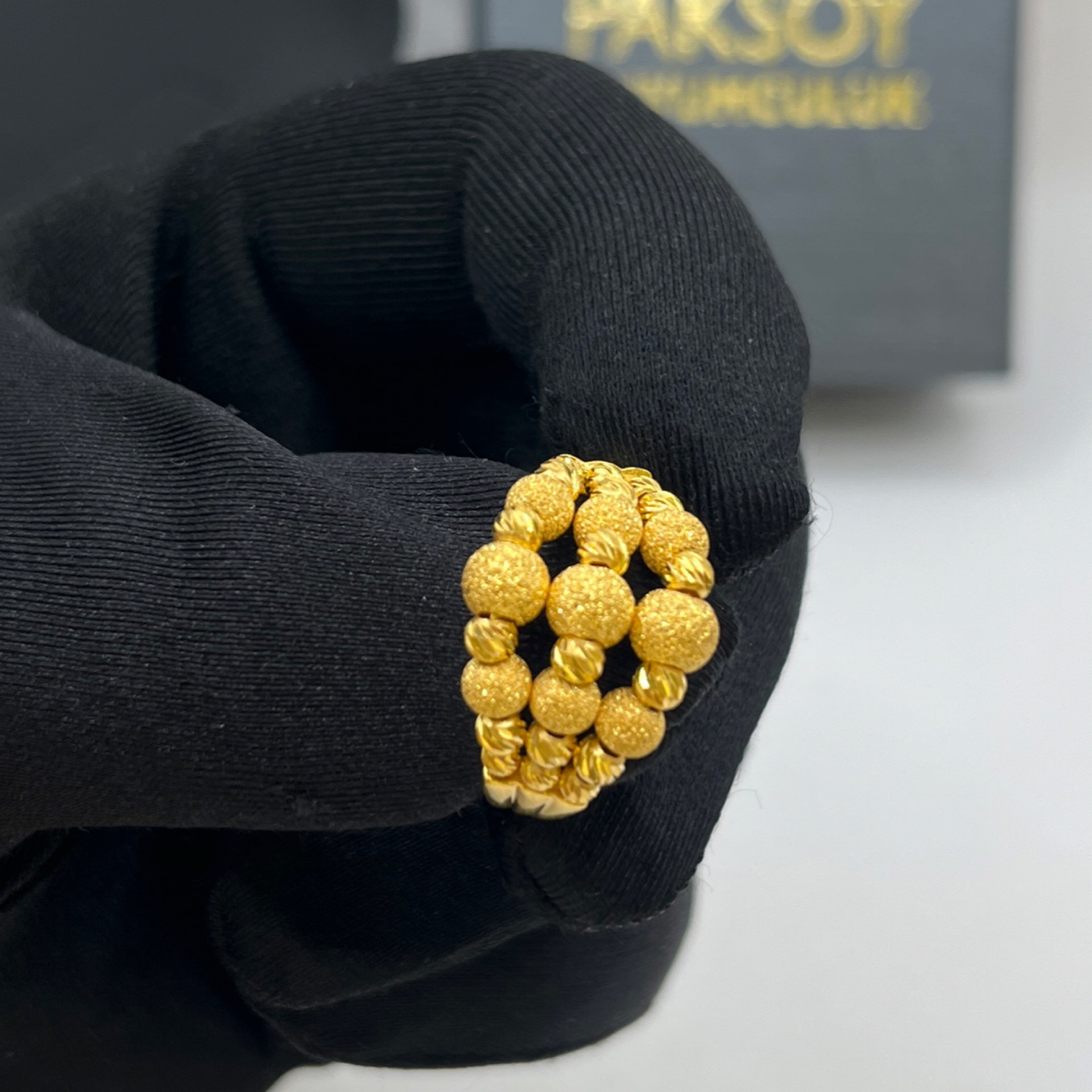 Sıralı Dorika Yüzük 22 Ayar 6.20gr 18 - Y01319 - Fotoğraf 1