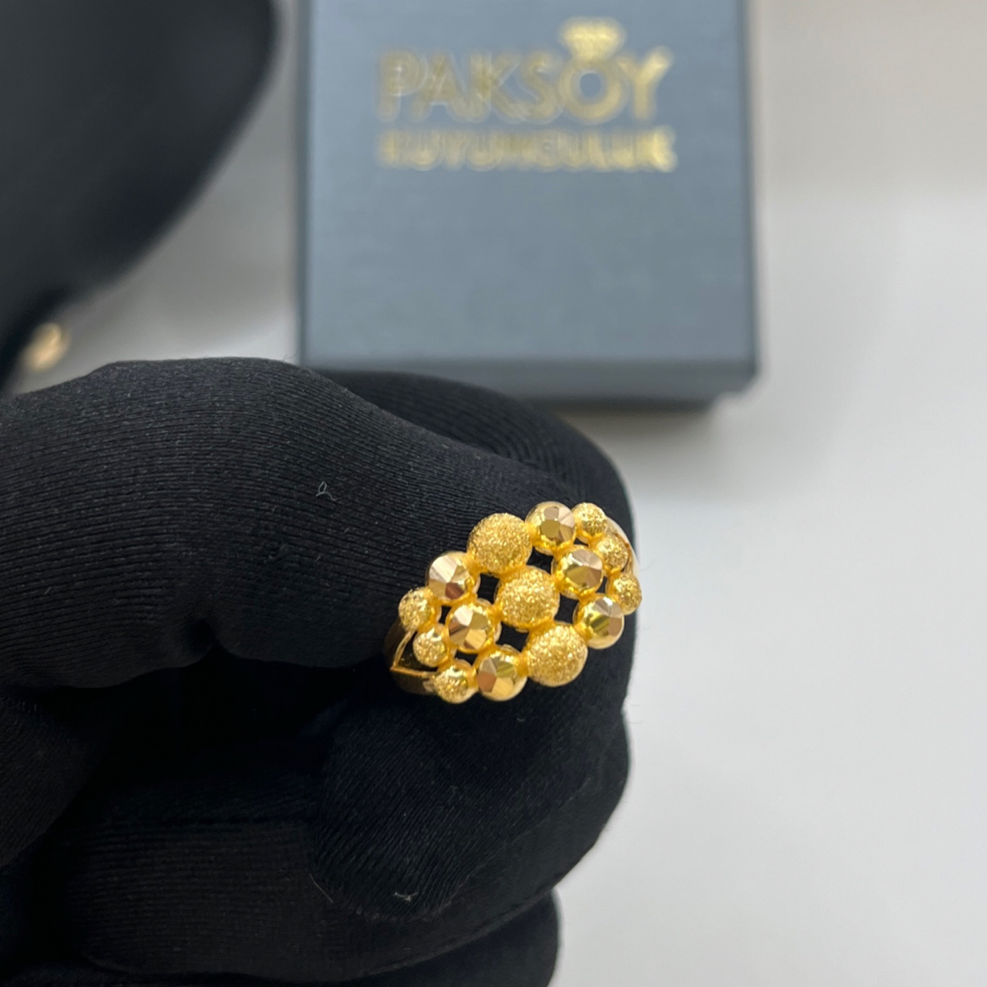 Dorika Yüzük 22 Ayar 4.45gr 23 Numara - Y01342 - Fotoğraf 1
