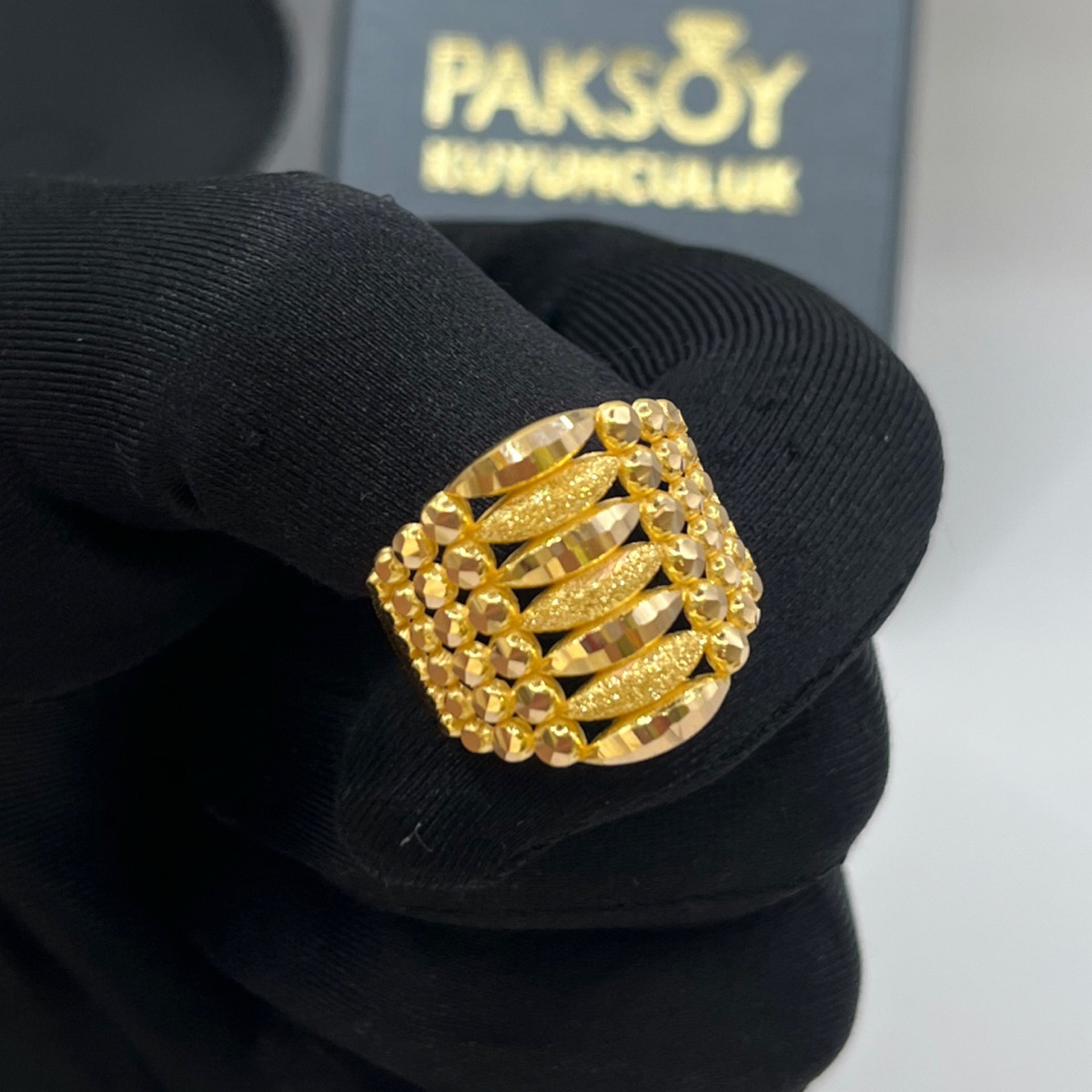 Dorika Kaburga Yüzük 22 Ayar 6.83gr 27 - Y01343