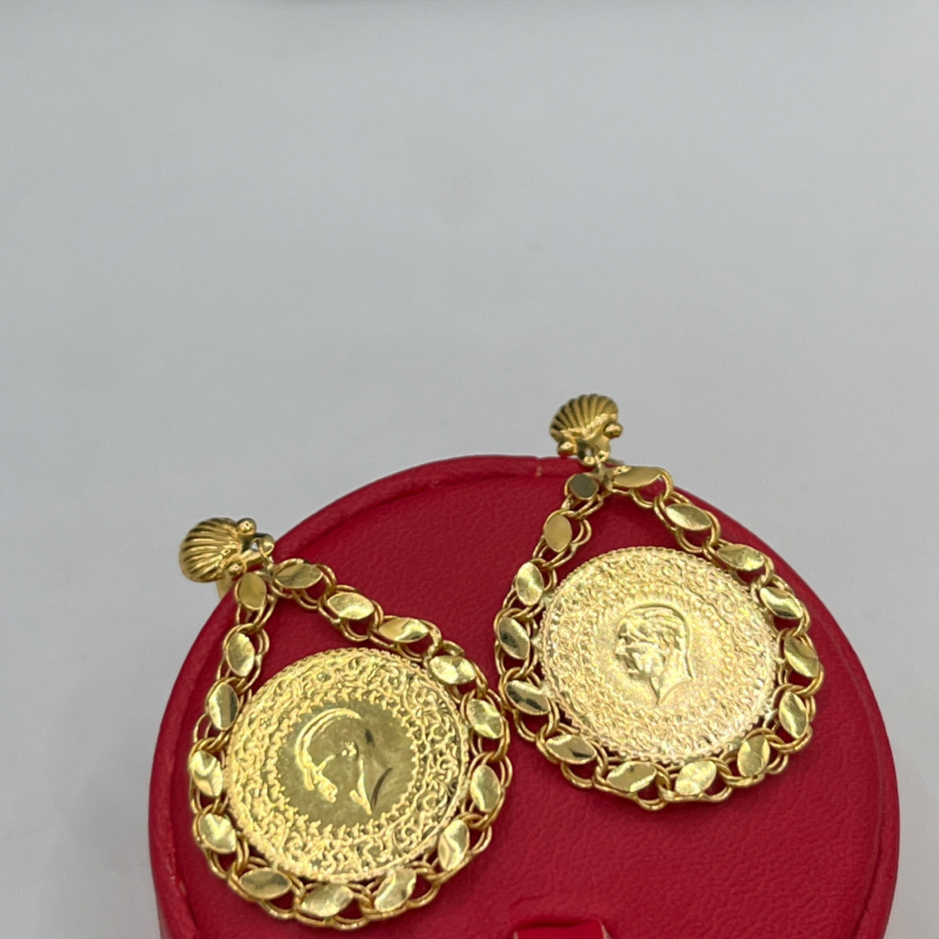 Dolama Sallantılı Küpe 22 Ayar 7.62gr - K01210 - Fotoğraf 4
