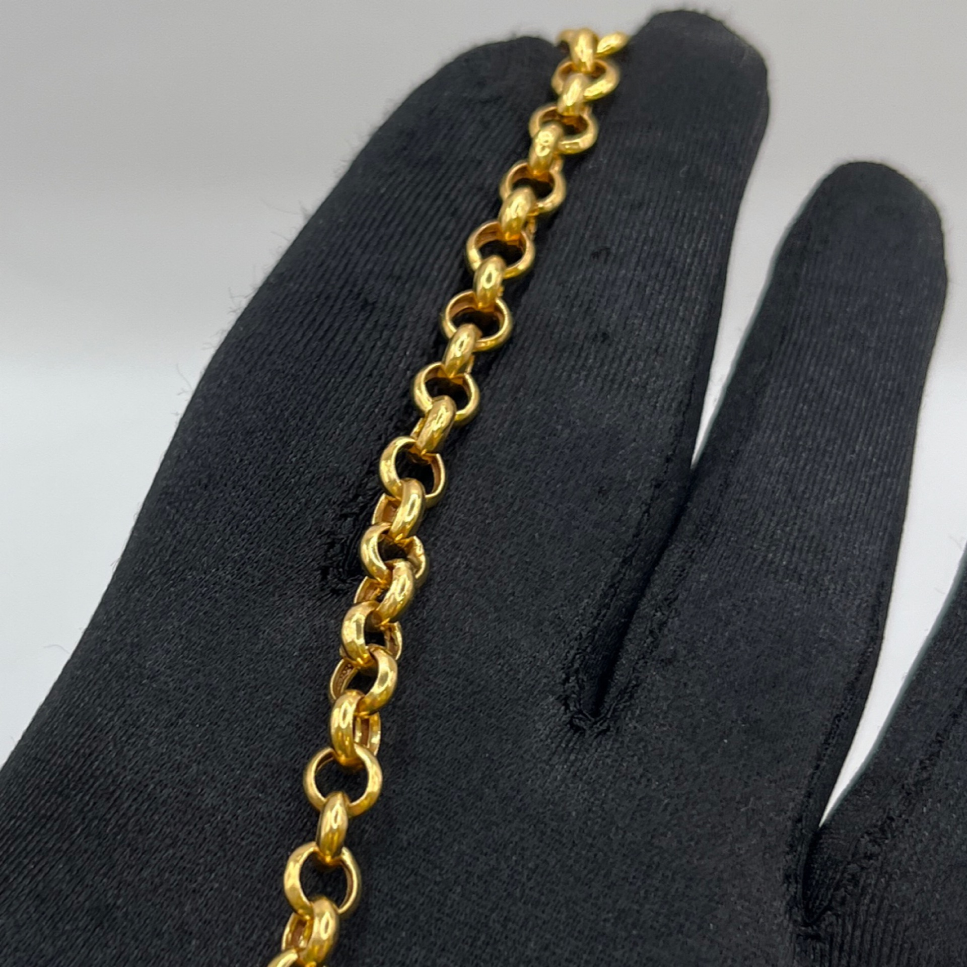 Halka Sıralı Bileklik 22 Ayar 7.77gr 18 CM - F00163 - Fotoğraf 4