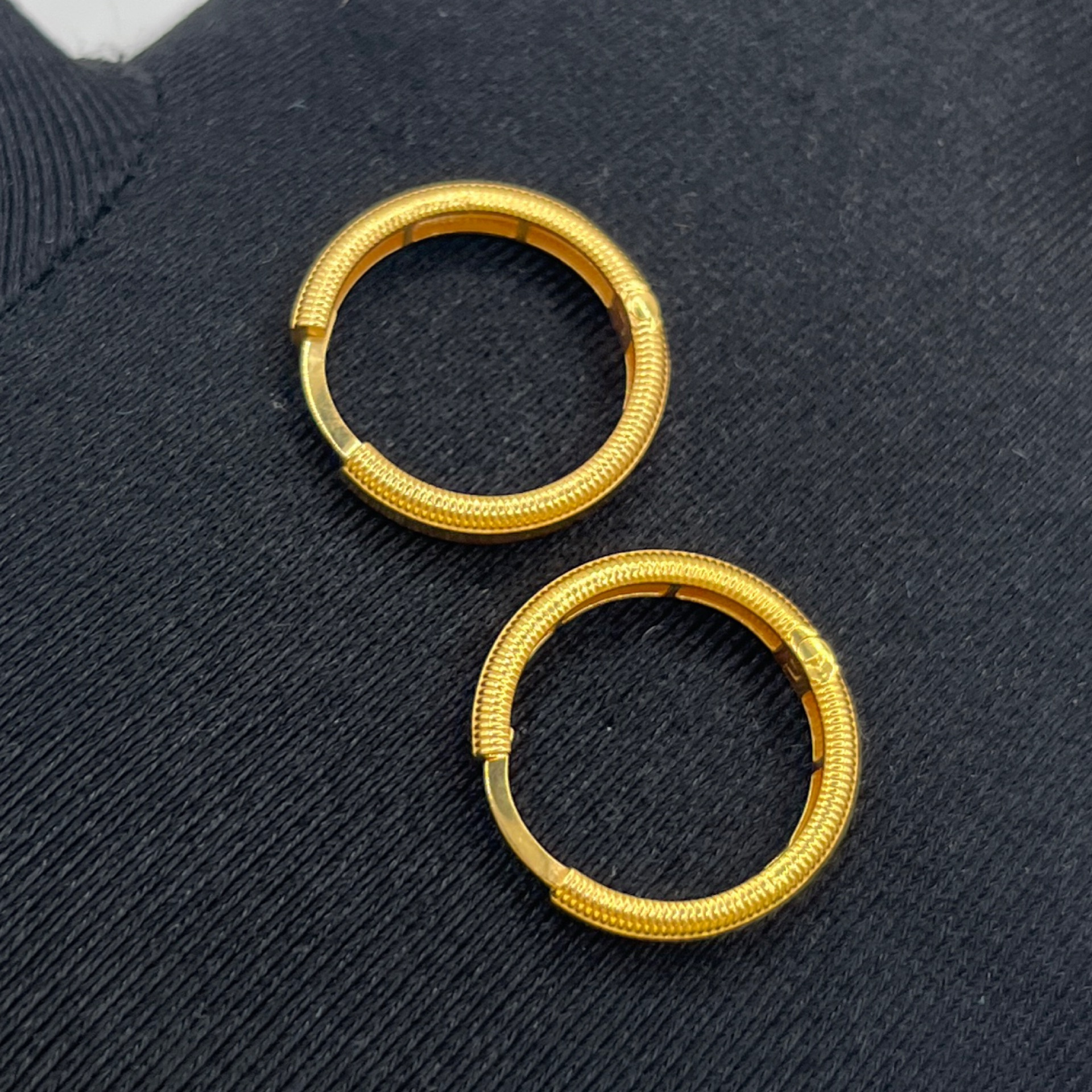 Ajda Küpe (Halka) 22 Ayar 3.48gr - K01248 - Fotoğraf 4