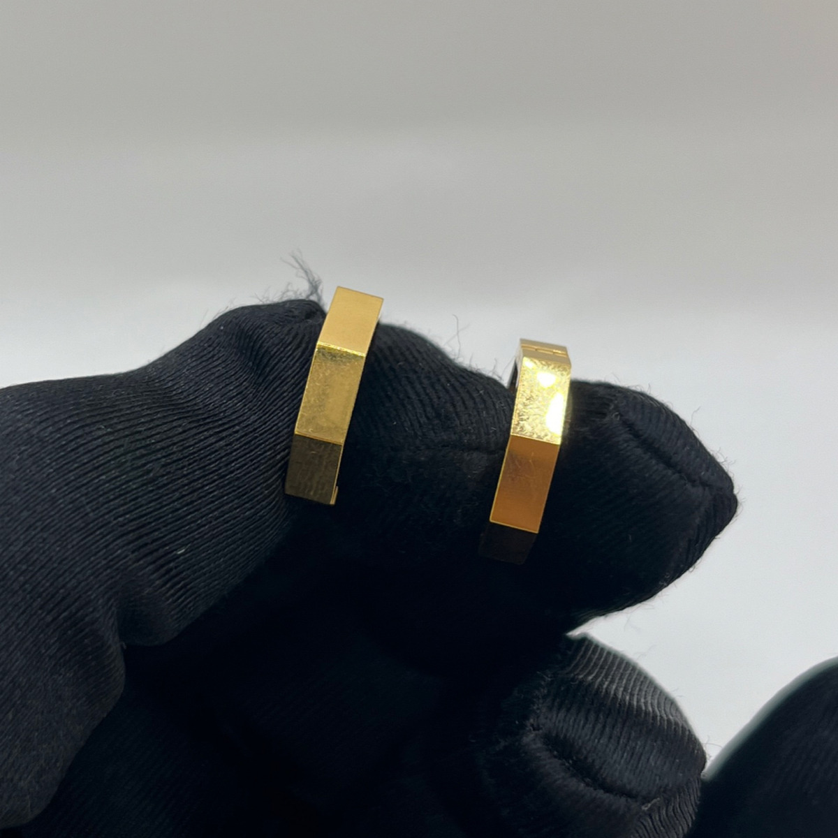 8 Köşeli Küpe (Halka) 22 Ayar 3.13gr - K01254