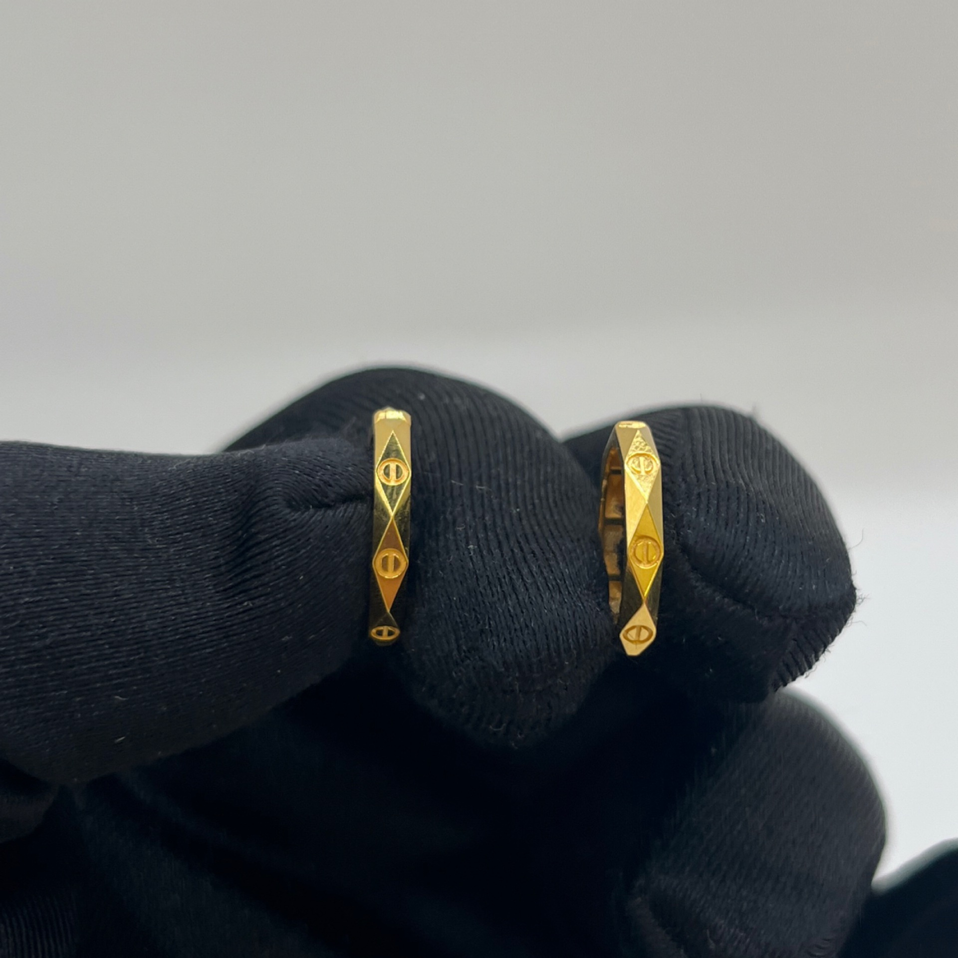 Çivili Küpe (Halka) 22 Ayar 2.34gr - K01255 - Fotoğraf 1