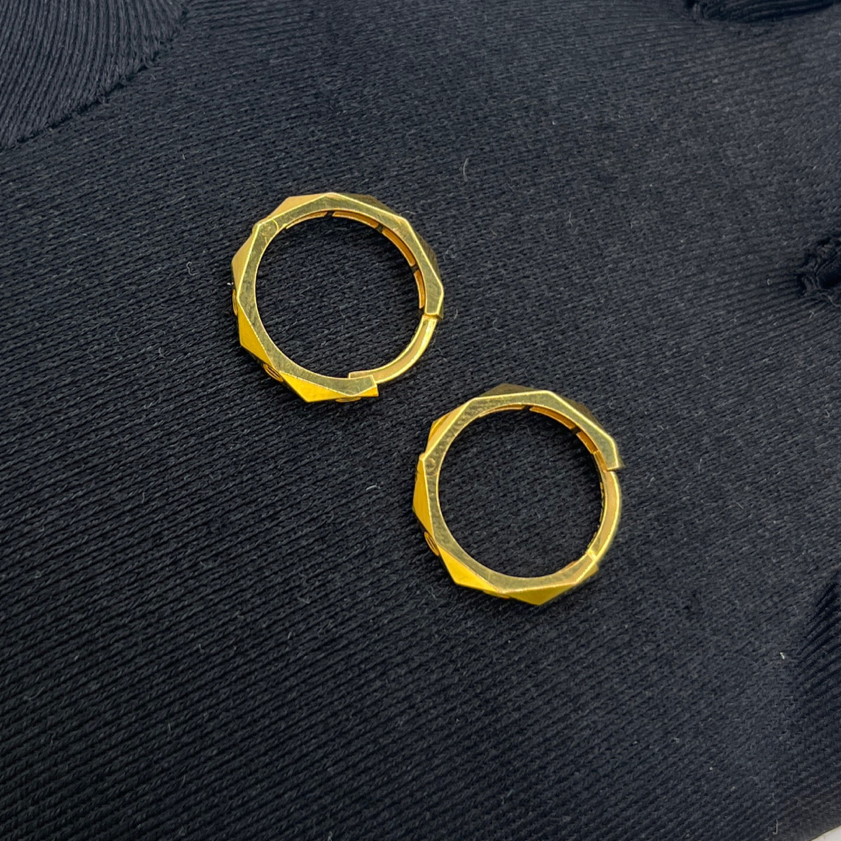 Çivili Küpe (Halka) 22 Ayar 2.34gr - K01255 - Fotoğraf 4