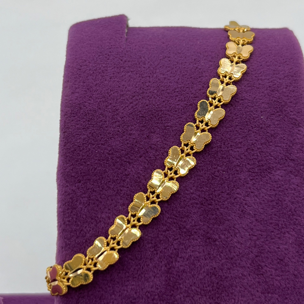 Kelebek Bileklik 22 Ayar 8.42gr 18 CM - F00172 - Fotoğraf 5