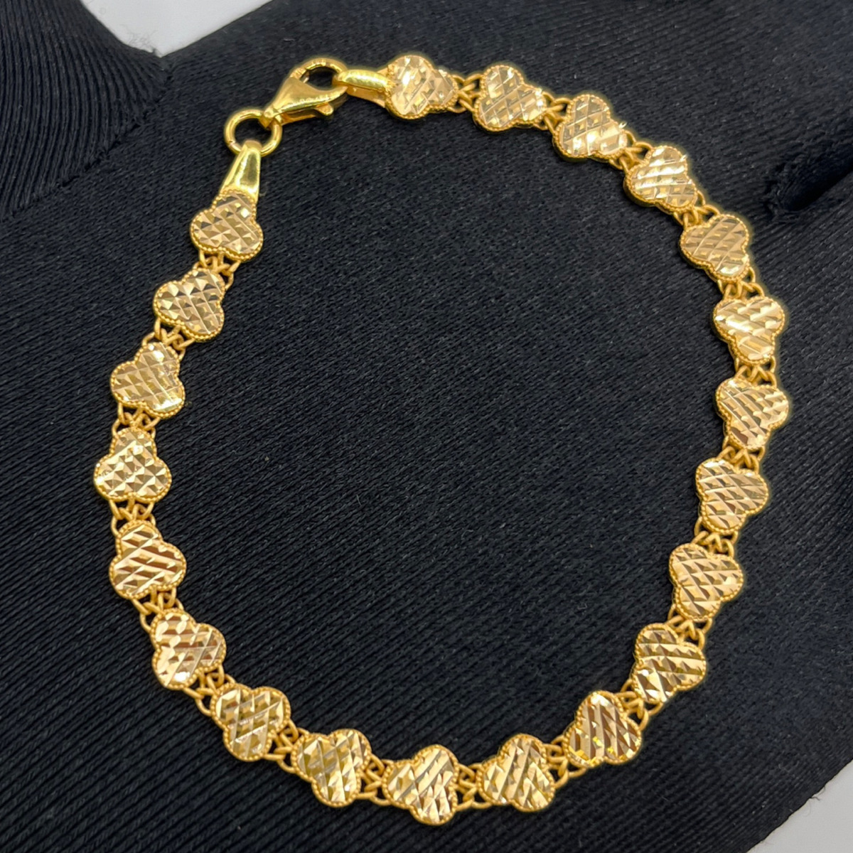 Yonca Bileklik 22 Ayar 6.50gr 18 CM - F00180 - Fotoğraf 4