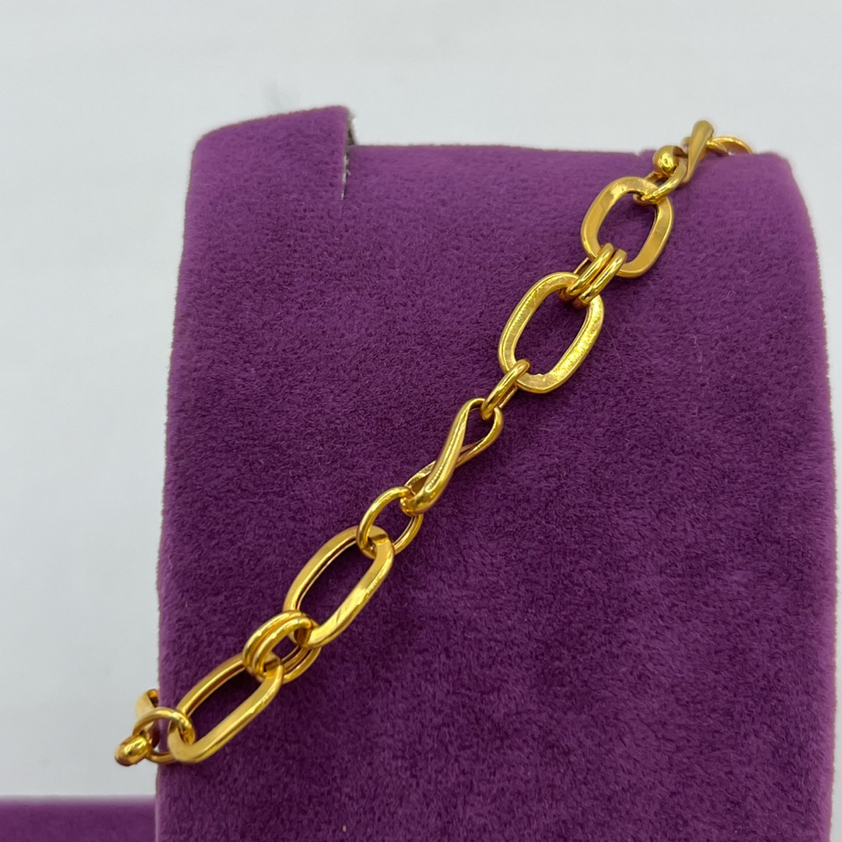 Sonsuzluk Bileklik 22 Ayar 5.42gr 17 CM - F00181 - Fotoğraf 5