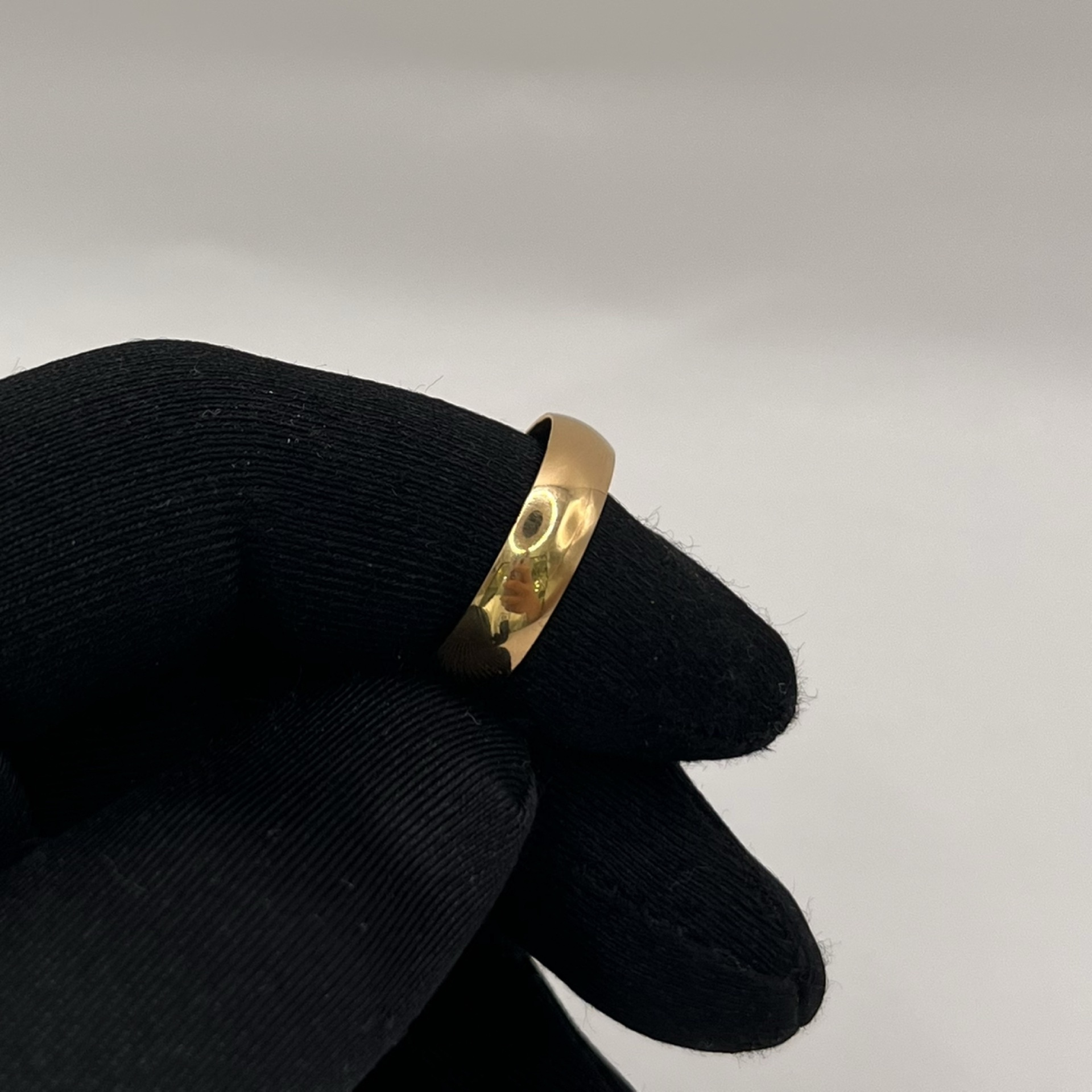 Aynalı Alyans Yüzük 22 Ayar 4.21gr 20 Numara - Y01382 - Fotoğraf 5
