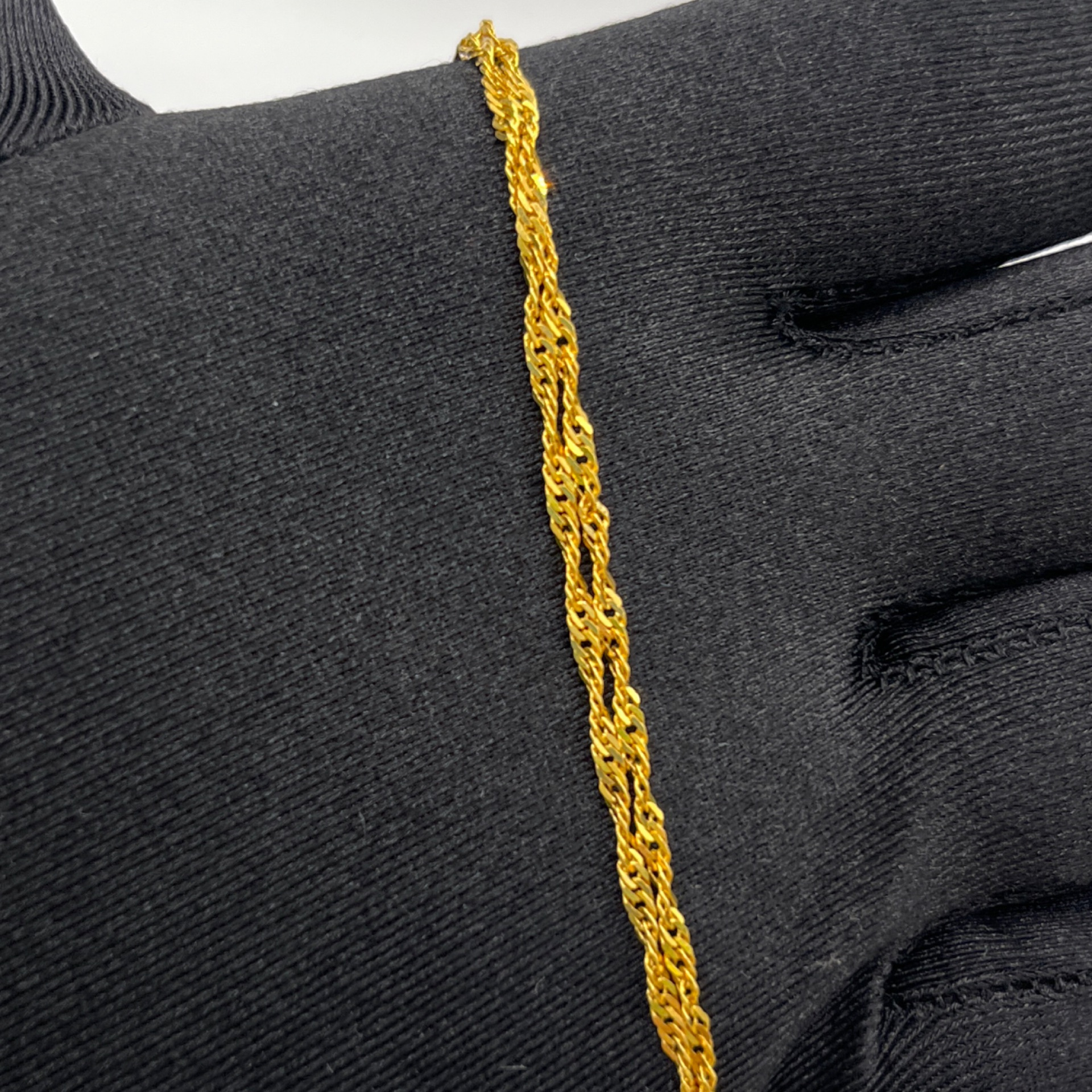 Yaldızlı Kalemli Kolye 22 Ayar 5.24gr 50 CM - Z00238 - Fotoğraf 1