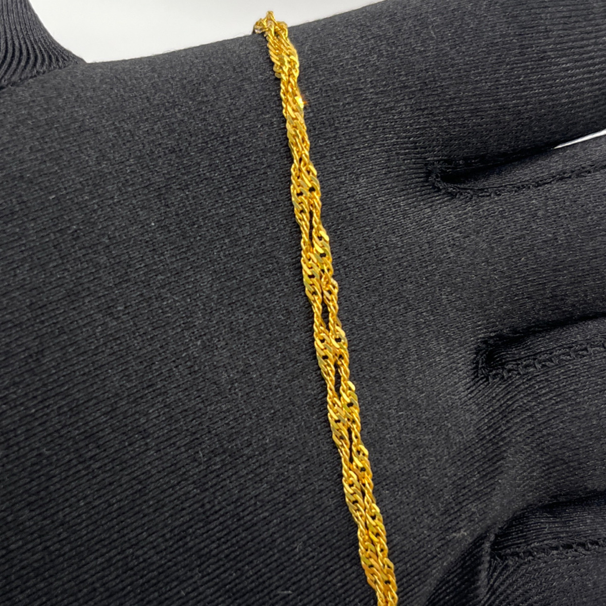 Yaldızlı Kalemli Kolye 22 Ayar 5.24gr 50 CM - Z00238 - Fotoğraf 1
