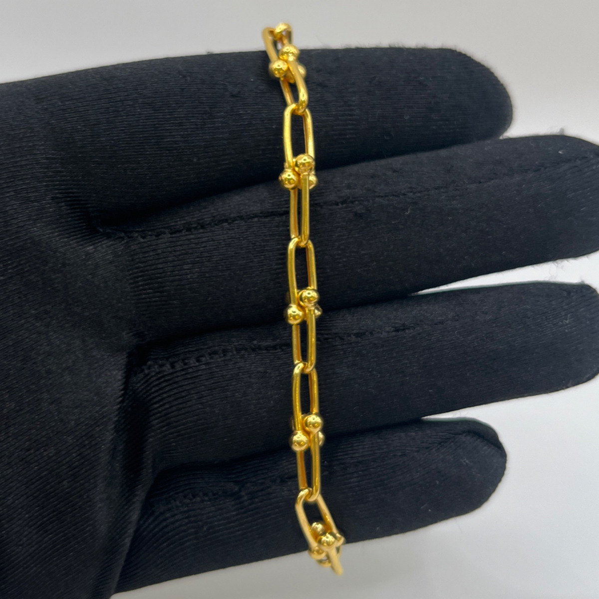 Tiffany Toplu Altın Bileklik 22 Ayar 7.87gr 18 CM - F00199 - Fotoğraf 1