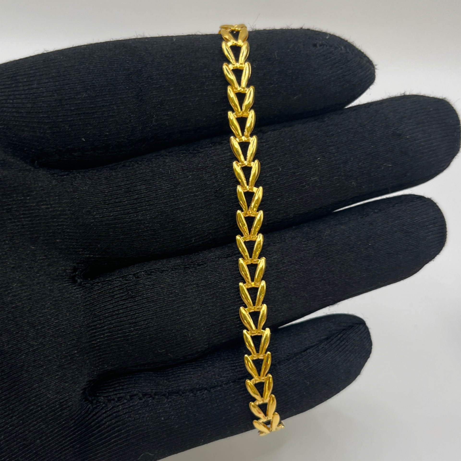 Başak Model Altın Bileklik 22 Ayar 4.13gr 17 CM - F00209 - Fotoğraf 1