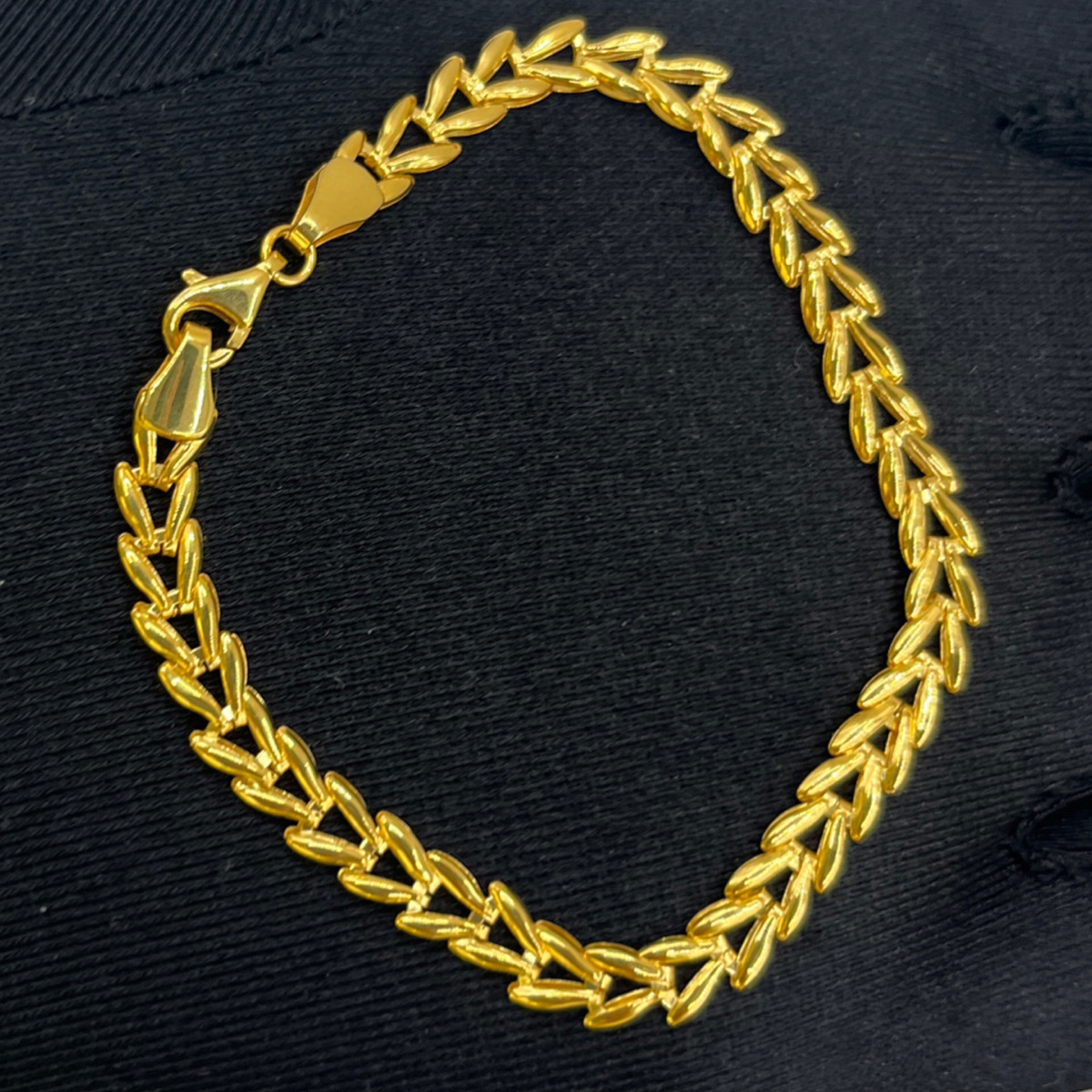 Başak Model Altın Bileklik 22 Ayar 4.13gr 17 CM - F00209 - Fotoğraf 4