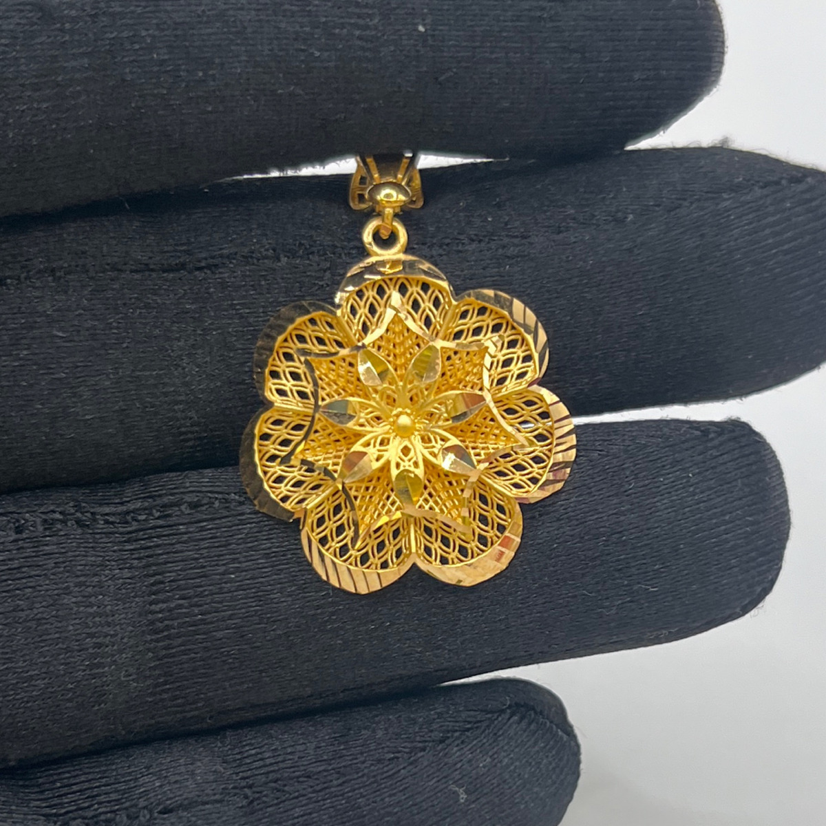 Gül Altın Kolye Ucu 22 Ayar 4.00gr - Z00259 - Fotoğraf 1