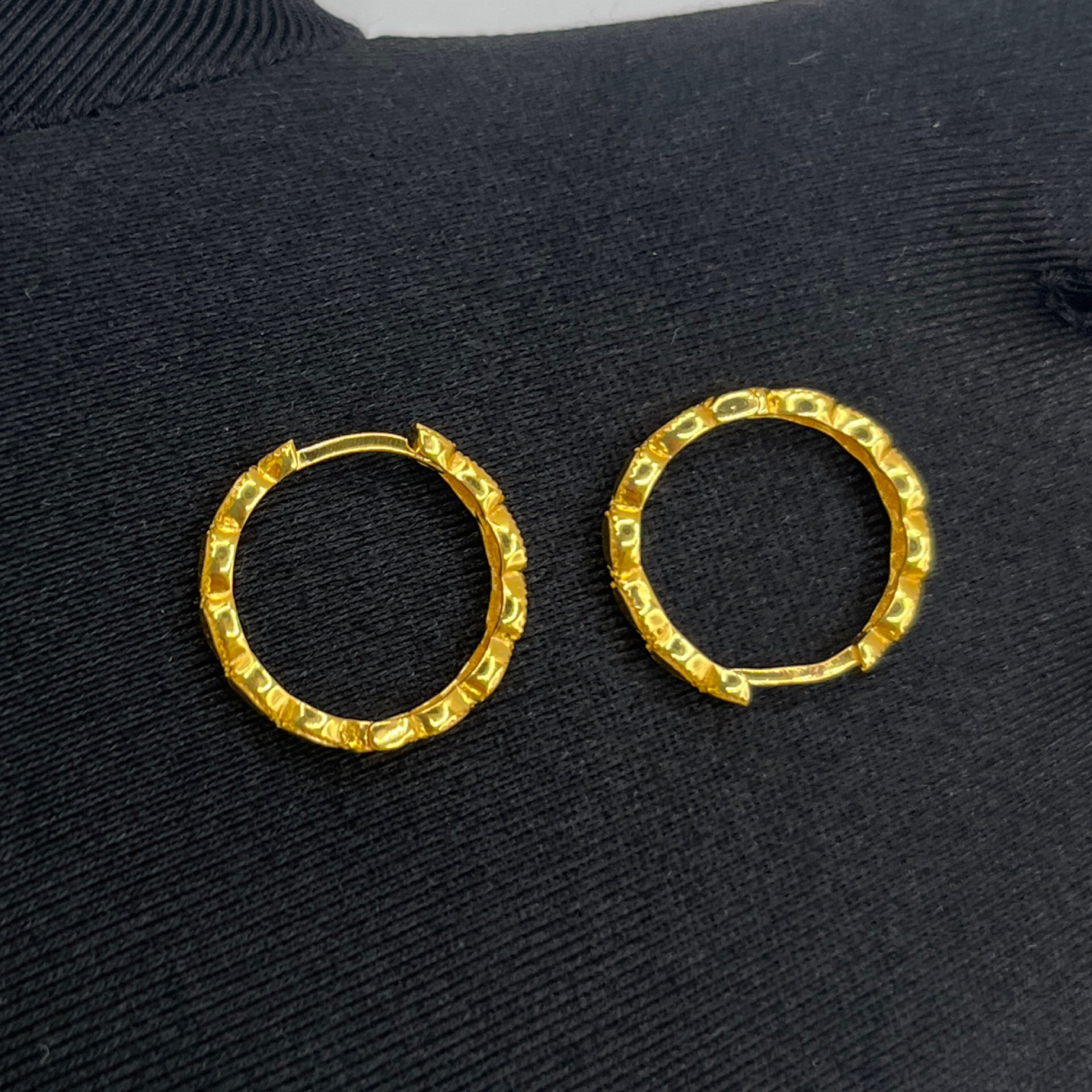 Başak Altın Küpe (Halka) 22 Ayar 3.54gr - K01280 - Fotoğraf 4
