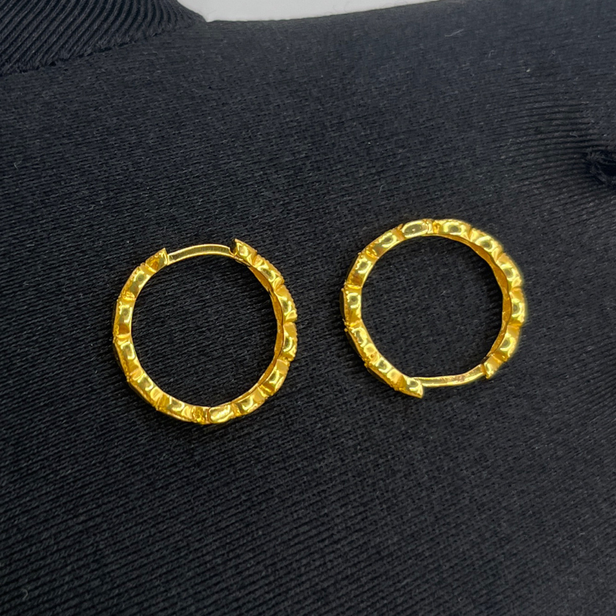 Başak Altın Küpe (Halka) 22 Ayar 3.54gr - K01280 - Fotoğraf 4