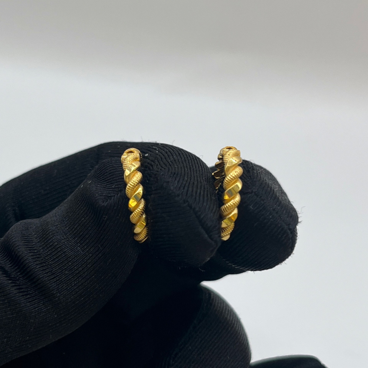 Kıvırcık Altın Küpe 22 Ayar 3.95gr - K01281 - Fotoğraf 1