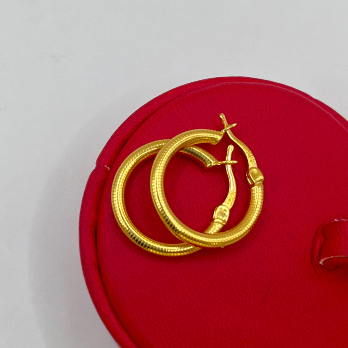 Klasik Model Altın Küpe (Halka) 22 Ayar 3.12gr - K01283 - Fotoğraf 5