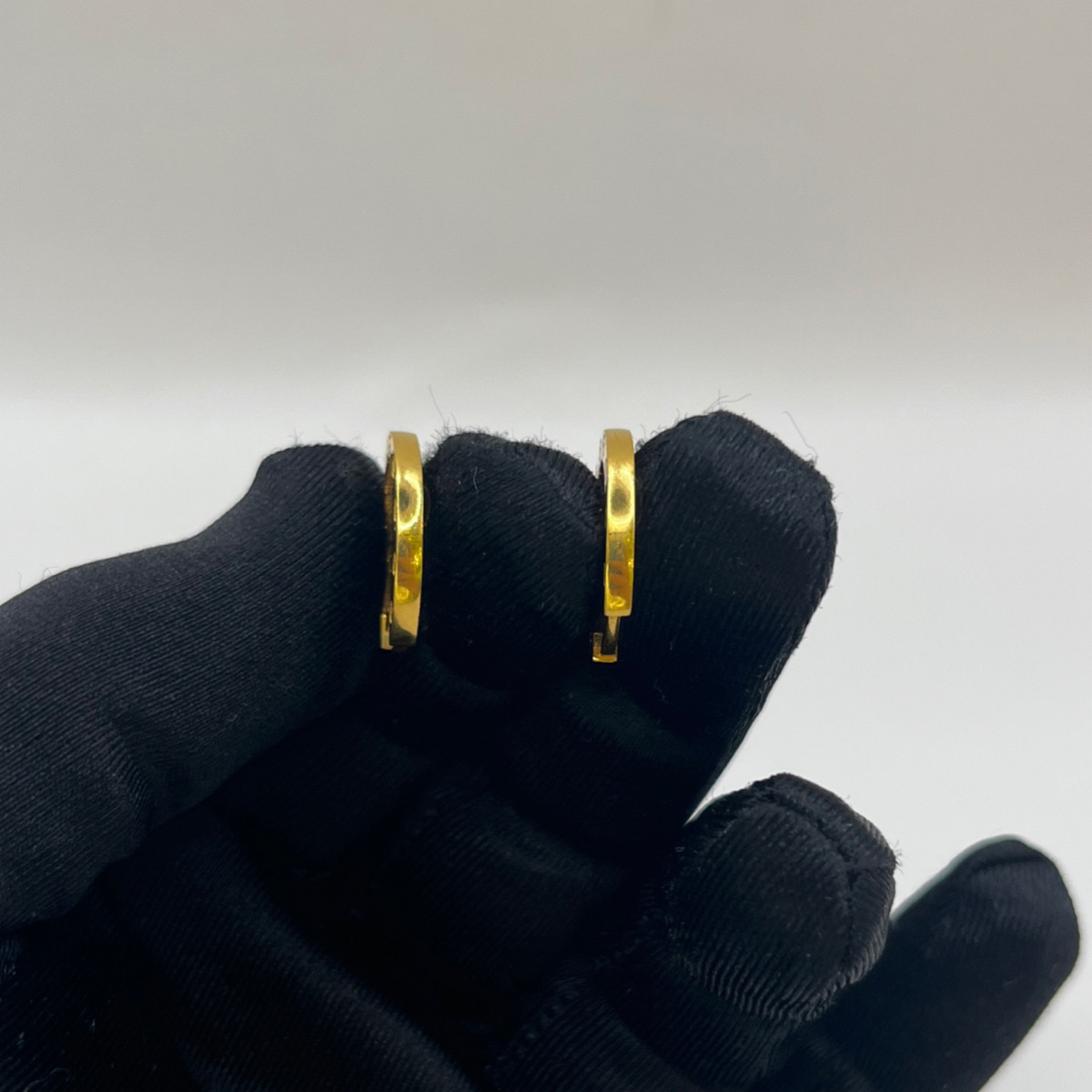 Klasik Model Altın Küpe Halka 22 Ayar 3.70gr - K01284 - Fotoğraf 1