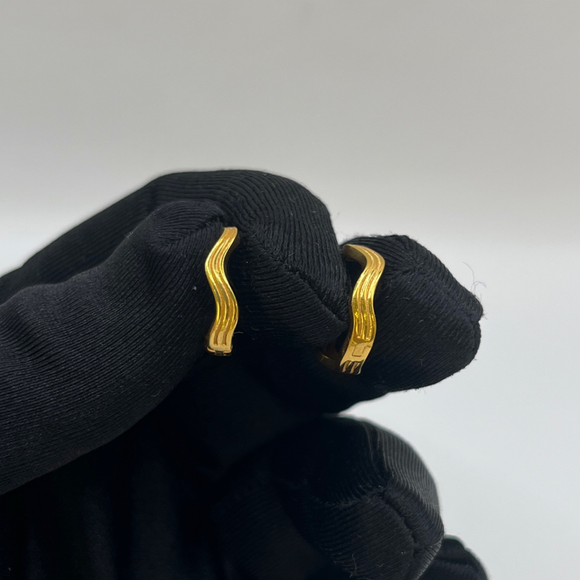 Klasik Model Altın Küpe (Halka) 22 Ayar 2.71gr - K01285 - Fotoğraf 1