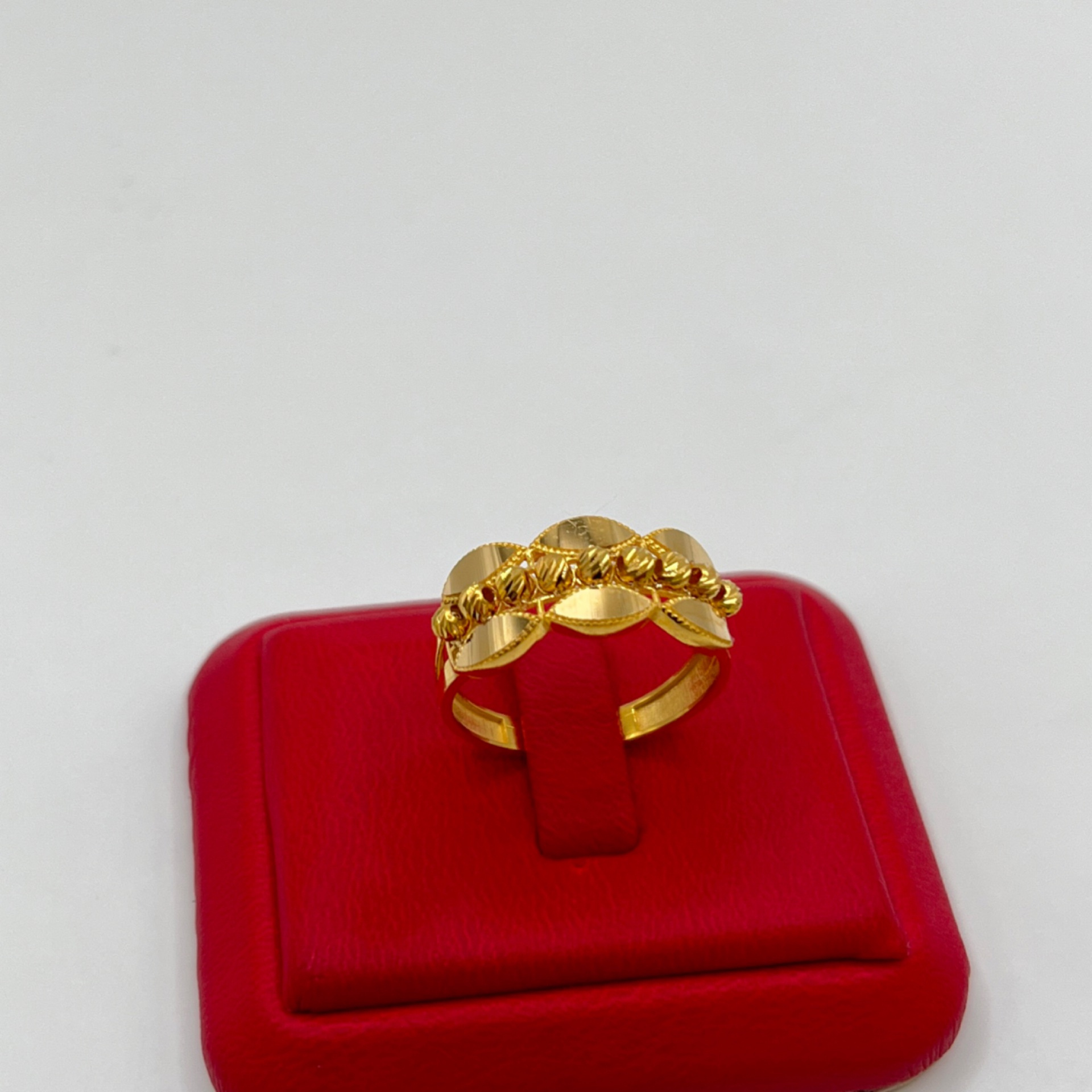 Çift Sıra Dorika Altın Yüzük 22 Ayar 3.67gr 18 - Y01424 - Fotoğraf 4