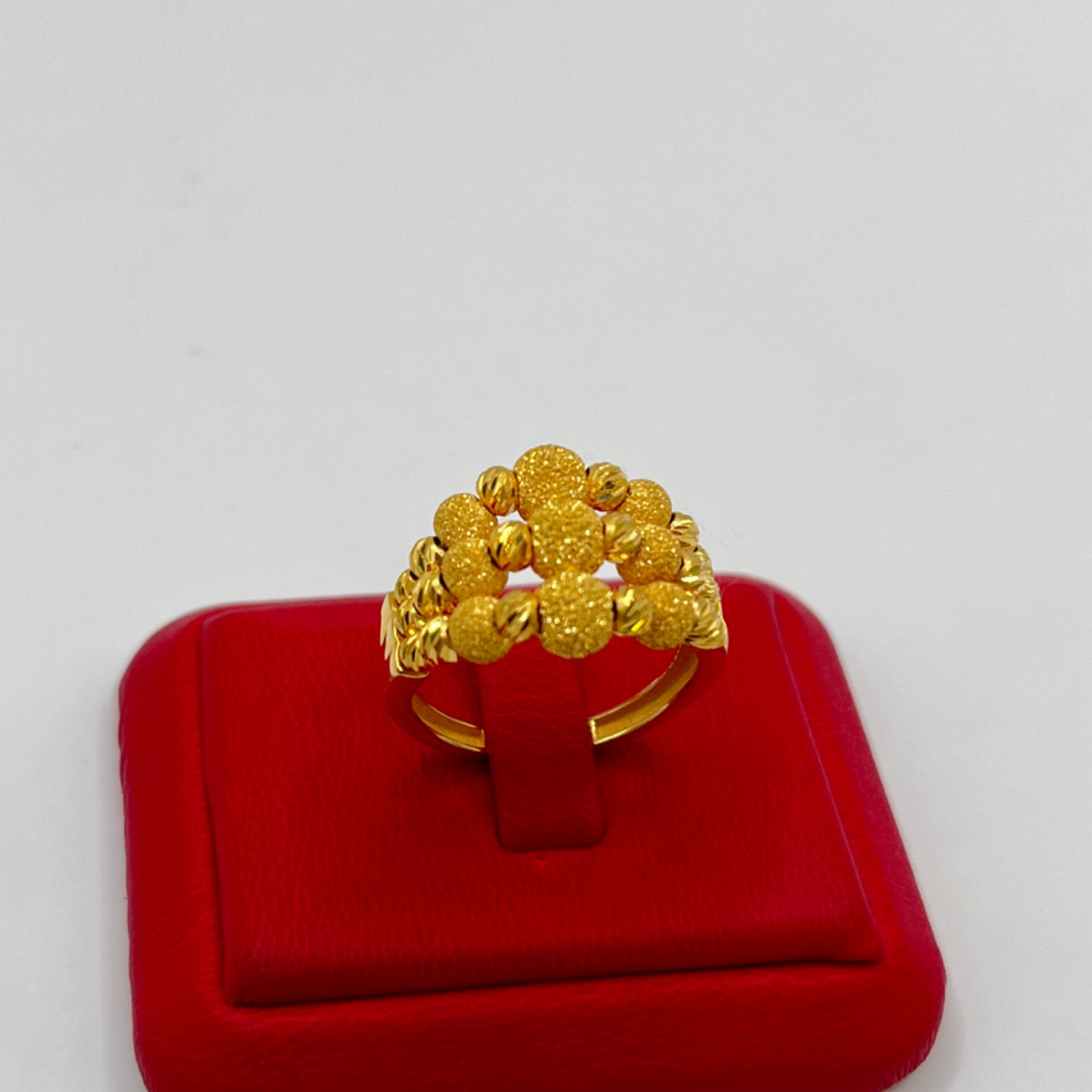 Sıralı Dorika Altın Yüzük 22 Ayar 6.24gr 18 - Y01449 - Fotoğraf 4