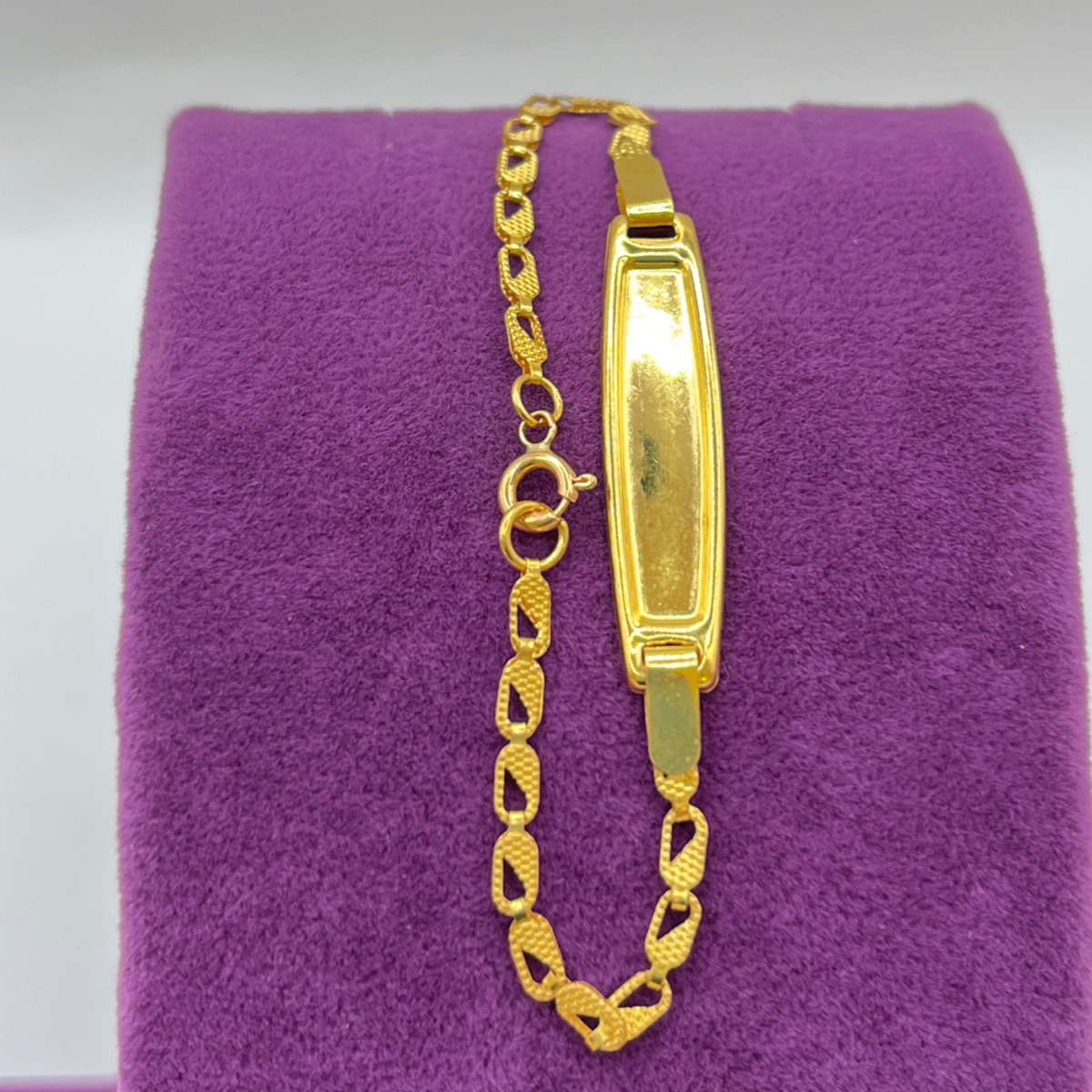 Yaldızlı Altın Bilekliği 22 Ayar 1.94gr 15 CM - K01298 - Fotoğraf 5