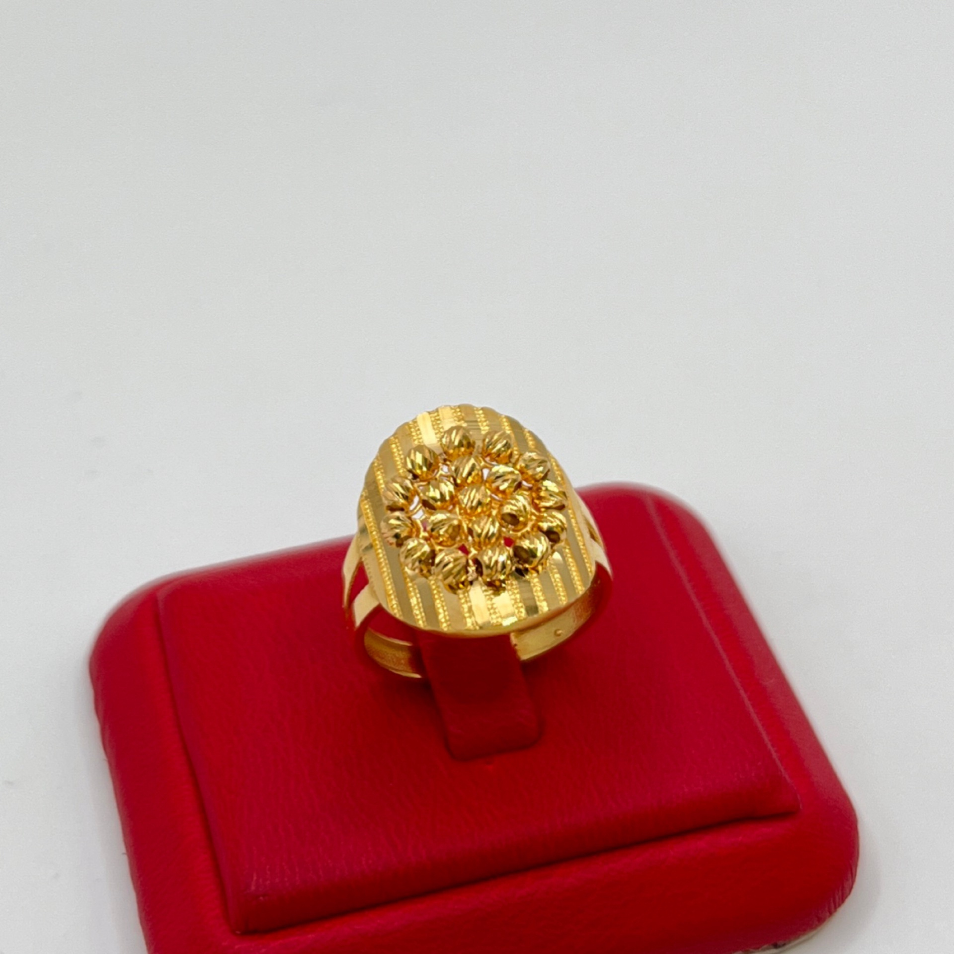 Sıralı Dorika Altın Yüzük 22 Ayar 4.88gr 17 - Y01457 - Fotoğraf 4