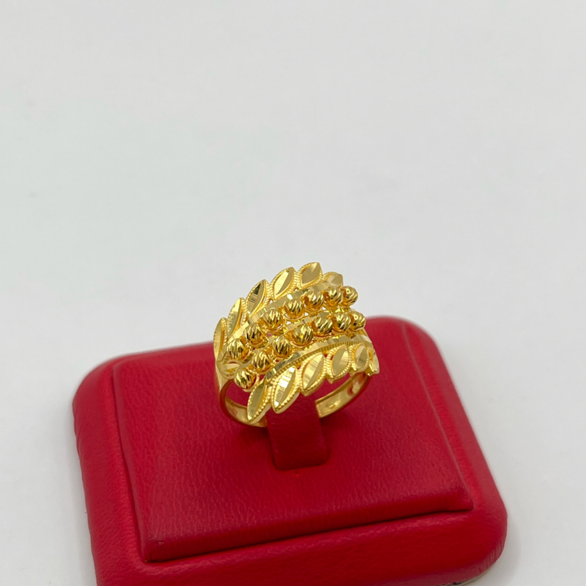 Başak Yaprak Dorika Altın Yüzük 22 Ayar 5.19gr 19 - Y01460 - Fotoğraf 4