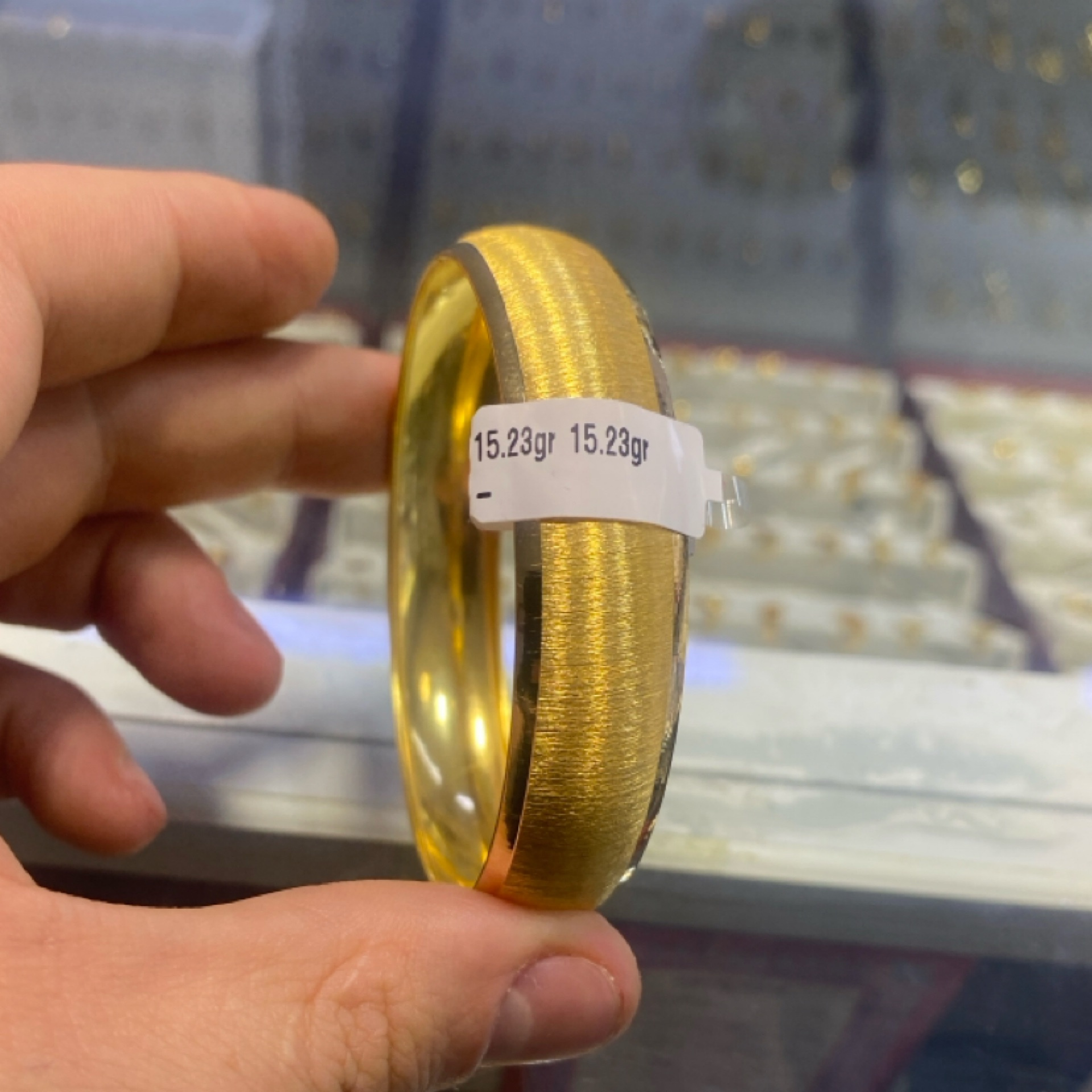 Kumlu Şarnel Altın Bilezik 22 Ayar 15.23gr - BZ01769 - Fotoğraf 1