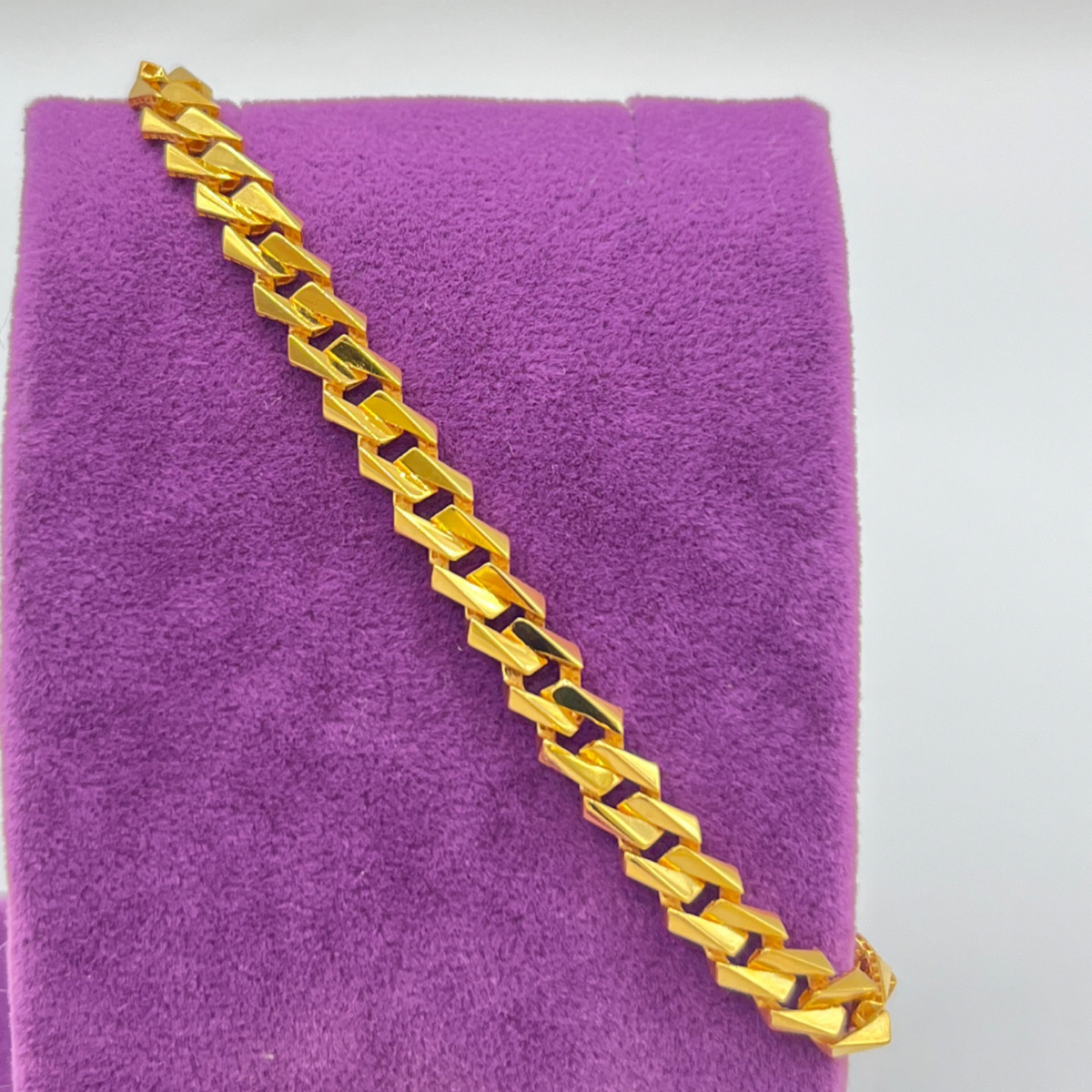 Gurmet Zikzak Gurmet Altın Bileklik 22 Ayar 8.68gr 19 CM - F00217 - Fotoğraf 5