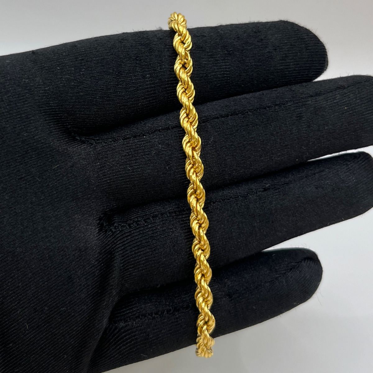 Halat Örgülü Altın Bileklik 22 Ayar 5.46gr 20 CM - F00223 - Fotoğraf 1