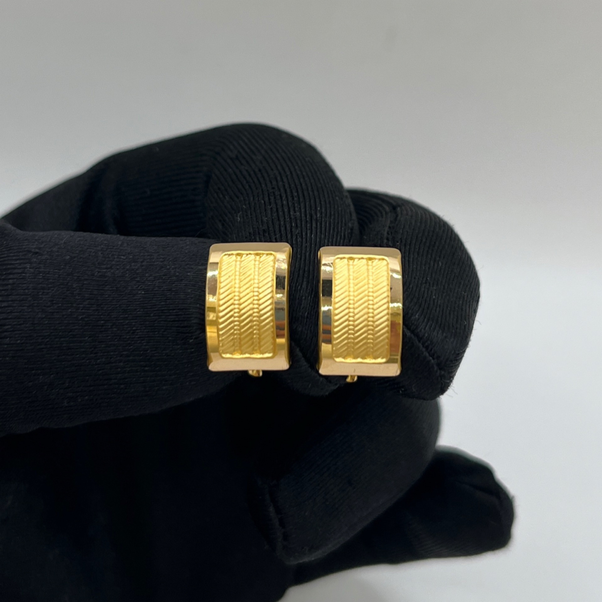 Hasır Altın J Küpe 22 Ayar 2.48gr - K01305 - Fotoğraf 1