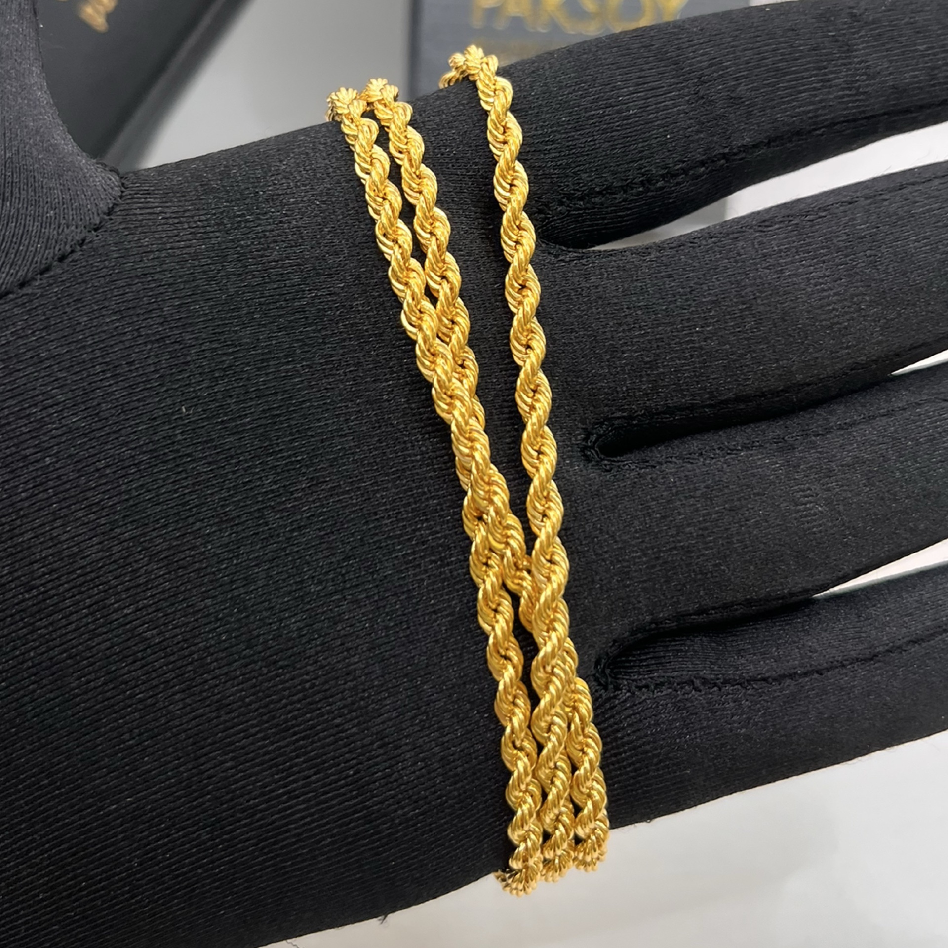 Halat Örgülü Altın Kolye 22 Ayar 4.63gr 60 CM - Z00273 - Fotoğraf 1