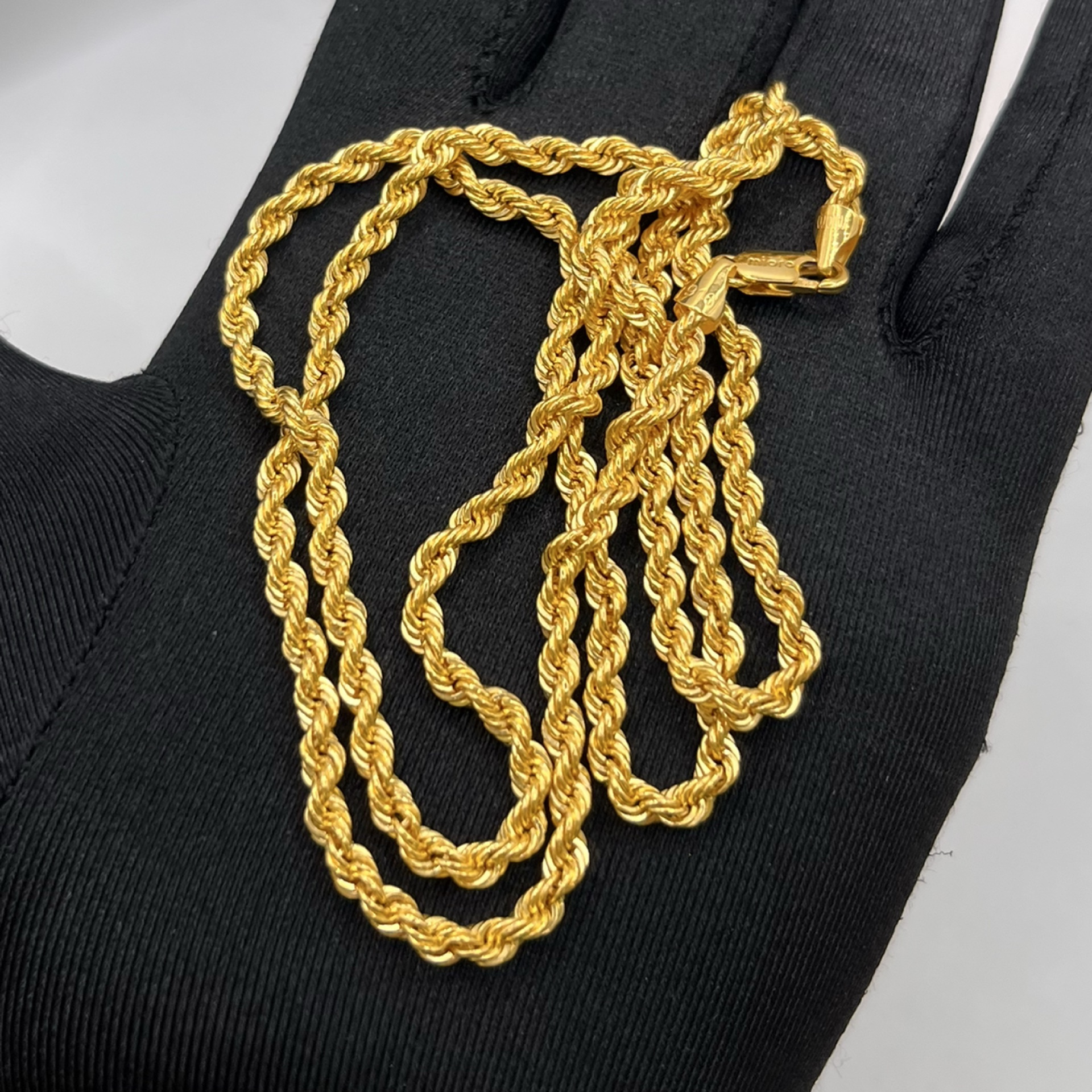 Halat Örgülü Altın Kolye 22 Ayar 4.63gr 60 CM - Z00273 - Fotoğraf 5